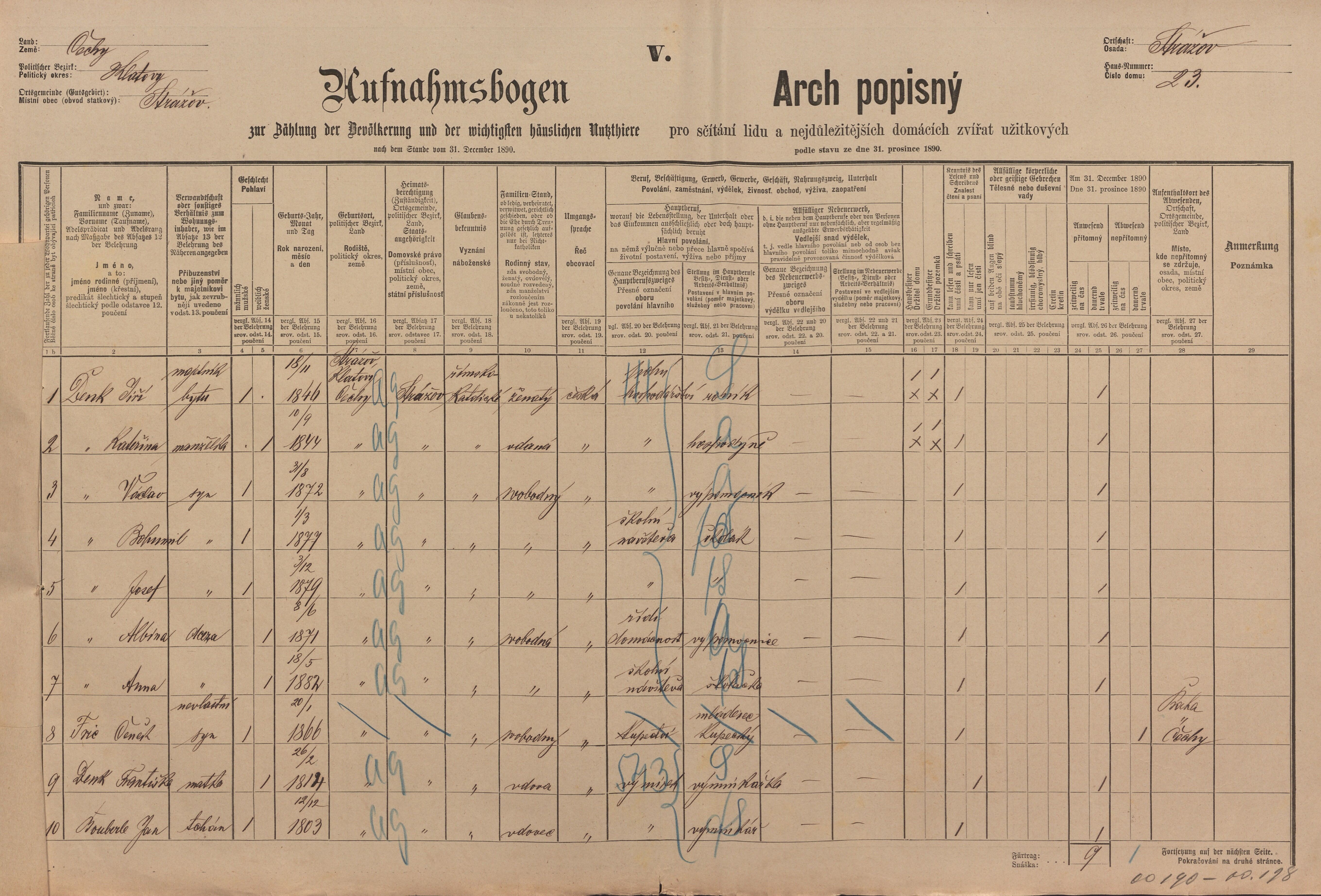 1. soap-kt_01159_census-1890-strazov-cp023_0010