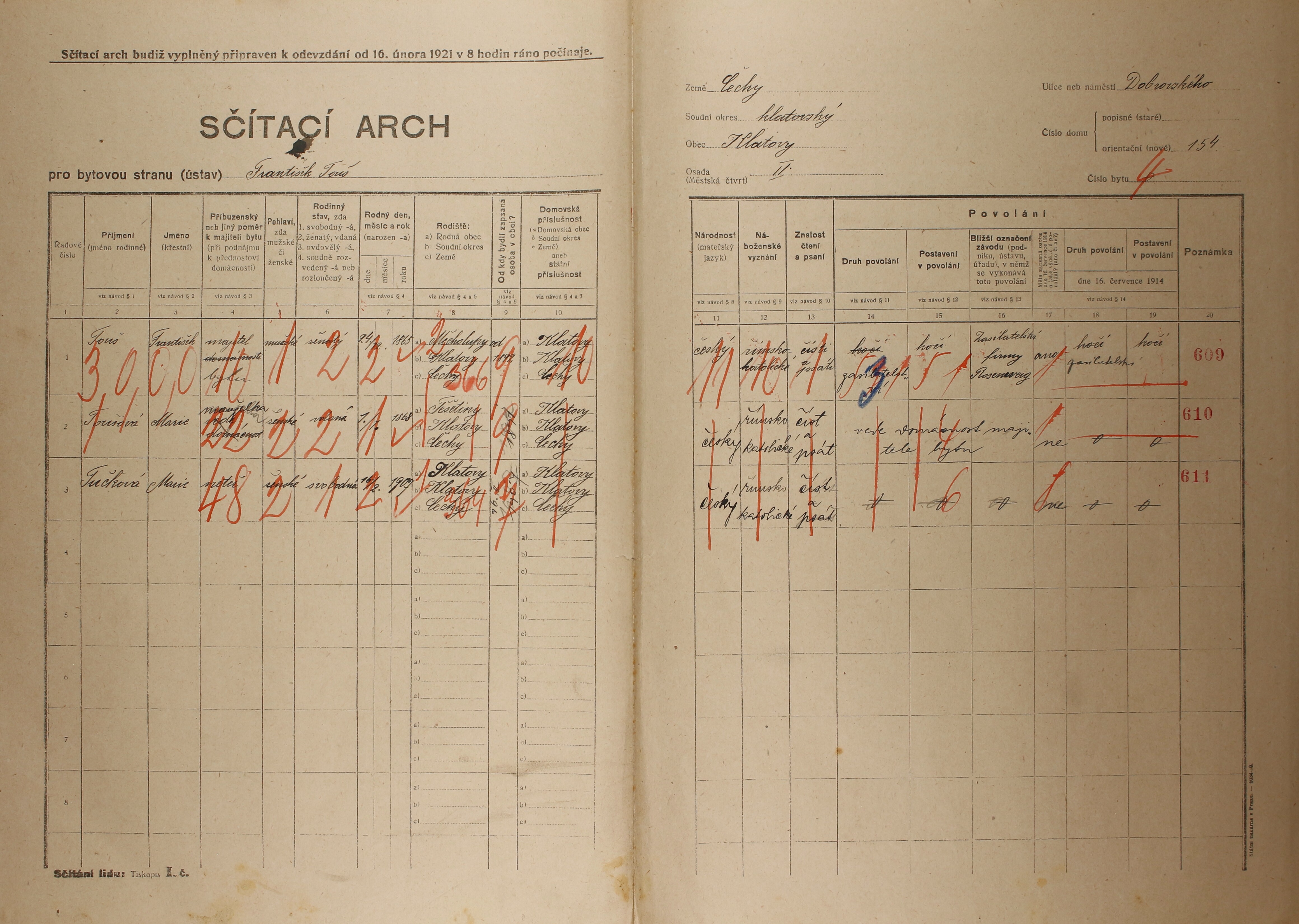 8. soap-kt_01159_census-1921-klatovy-prazske-predmesti-cp154_0080