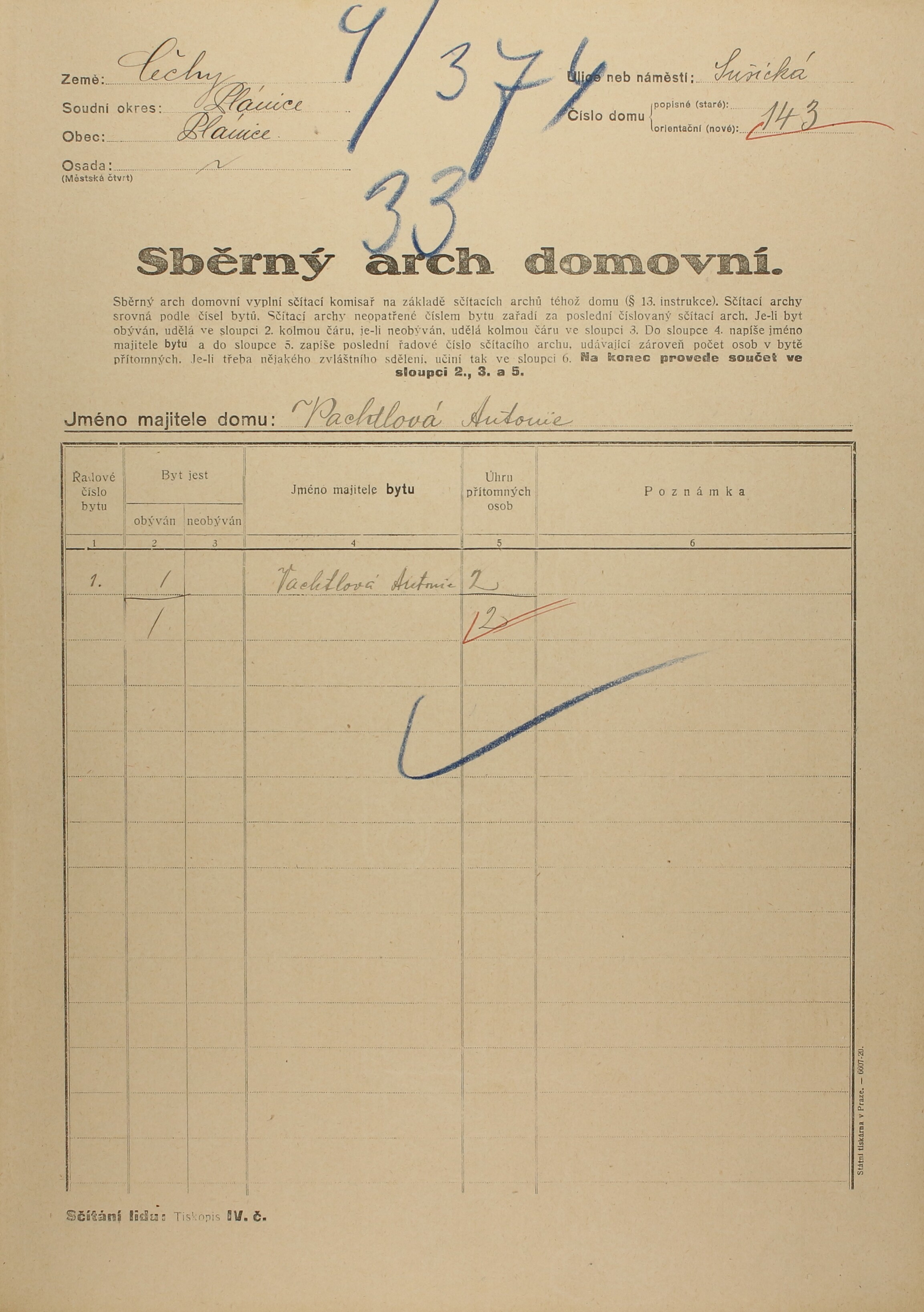1. soap-kt_01159_census-1921-planice-cp143_0010