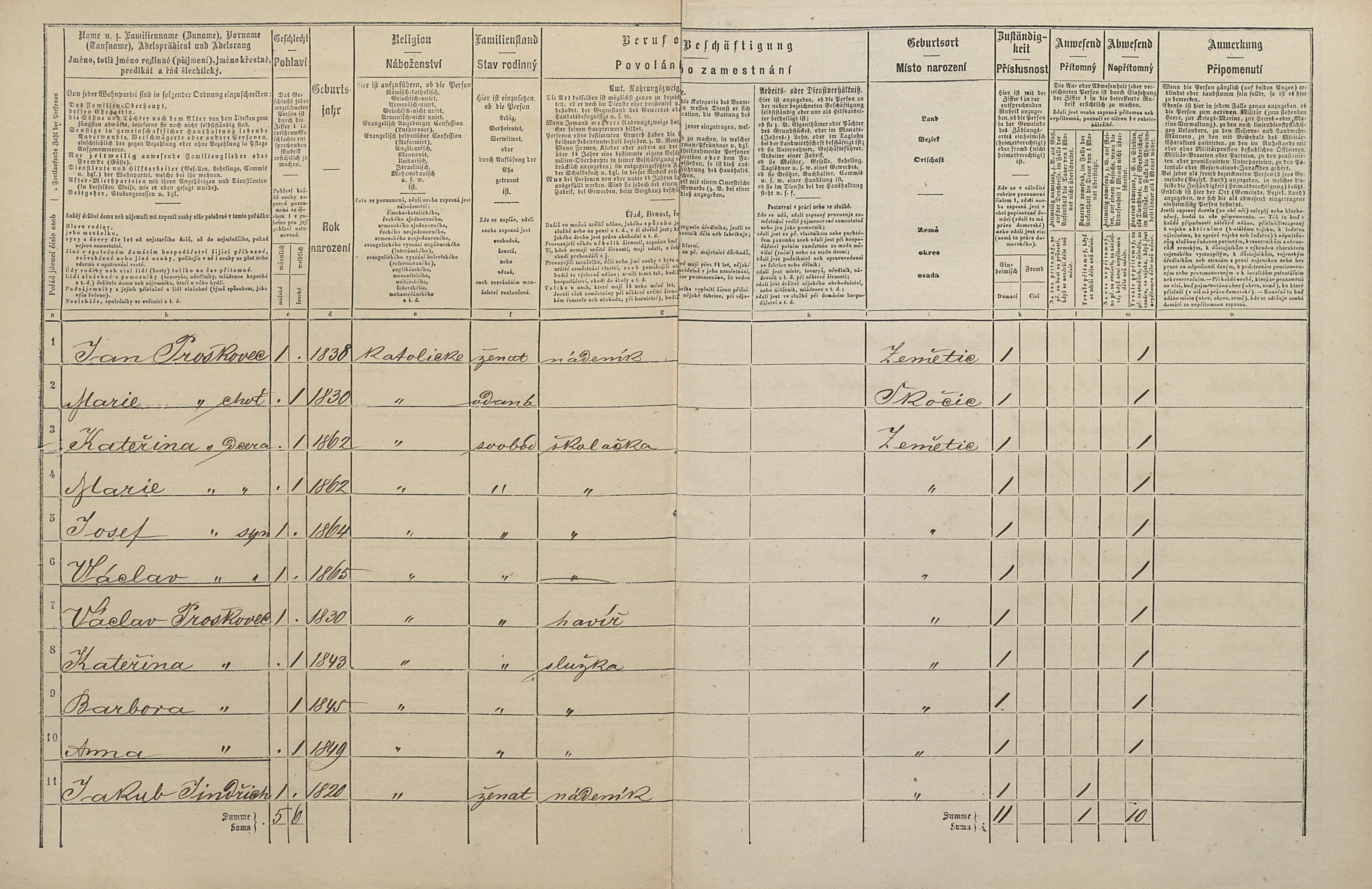 2. soap-pj_00302_census-1869-zemetice-cp032_0020