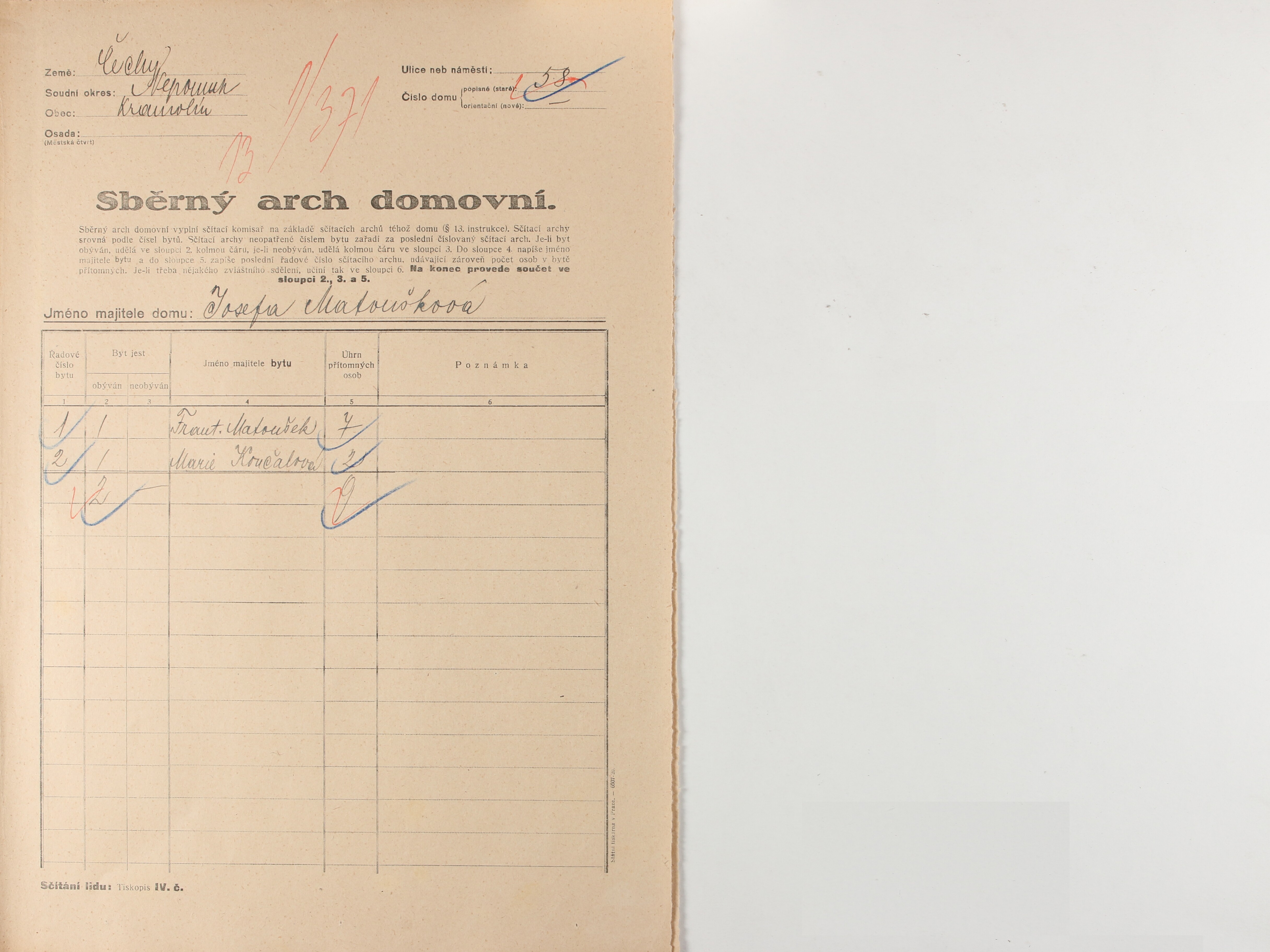 1. soap-pj_00302_census-1921-kramolin-cp058_0010