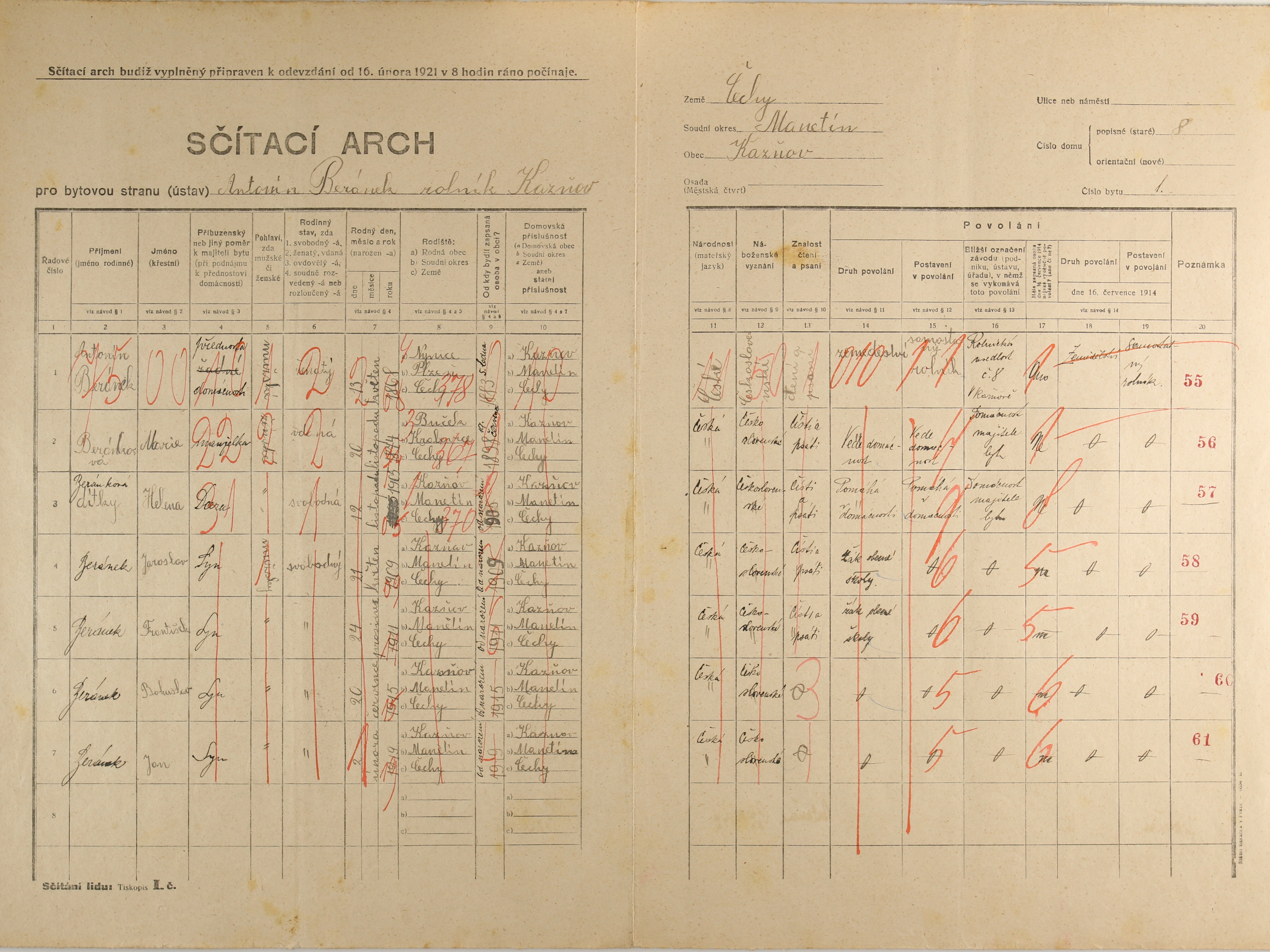 2. soap-ps_00423_census-1921-kaznejov-cp008_0020