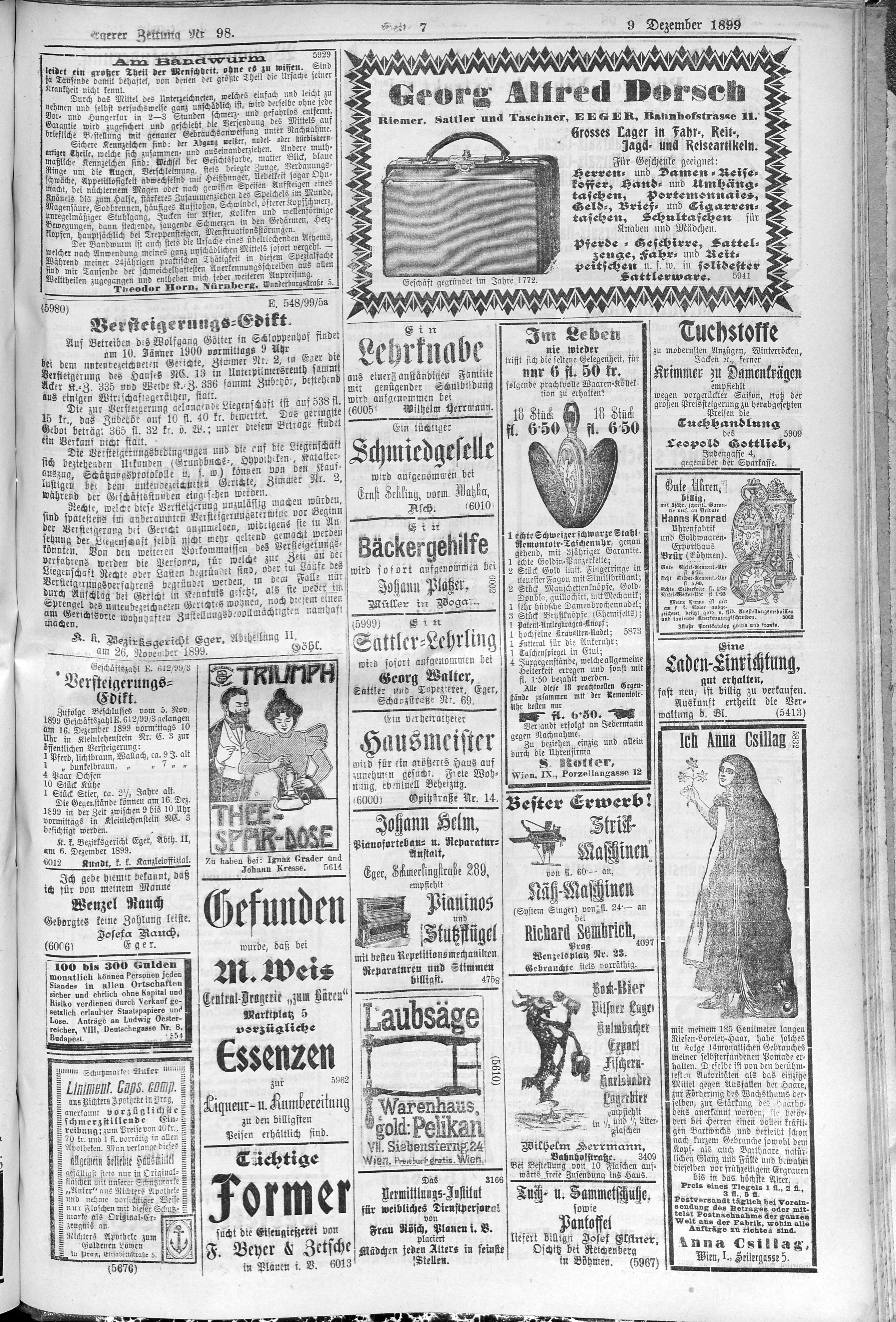 7. egerer-zeitung-1899-12-09-n98_4965