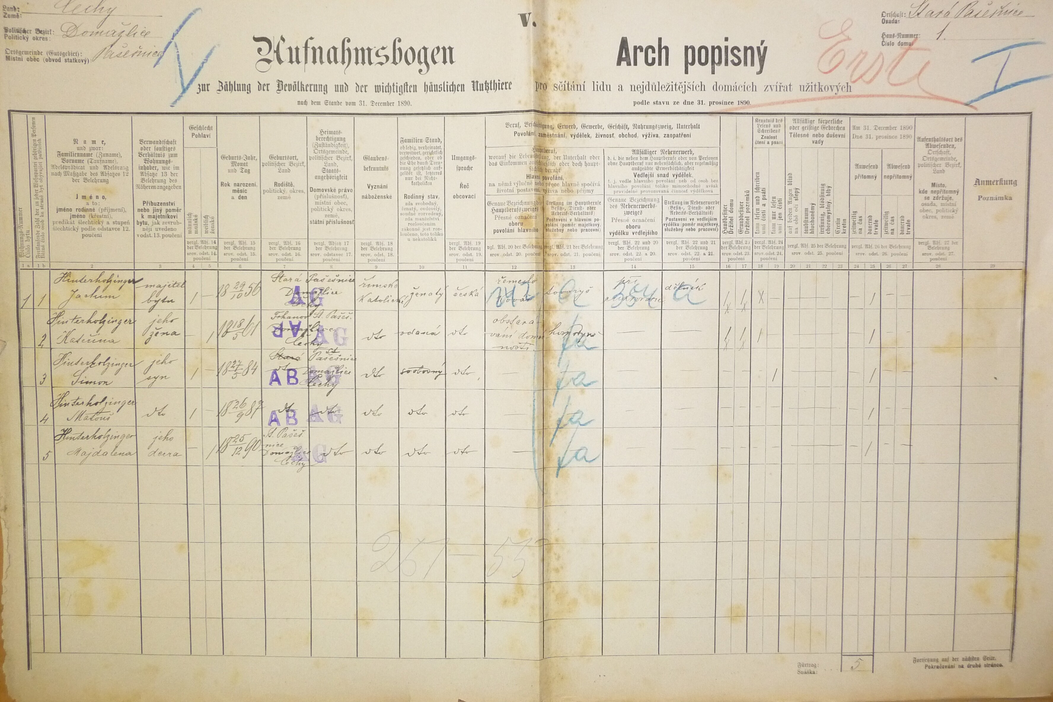 1. soap-do_00592_census-1890-pasecnice-stara-pasecnice-cp001_0010