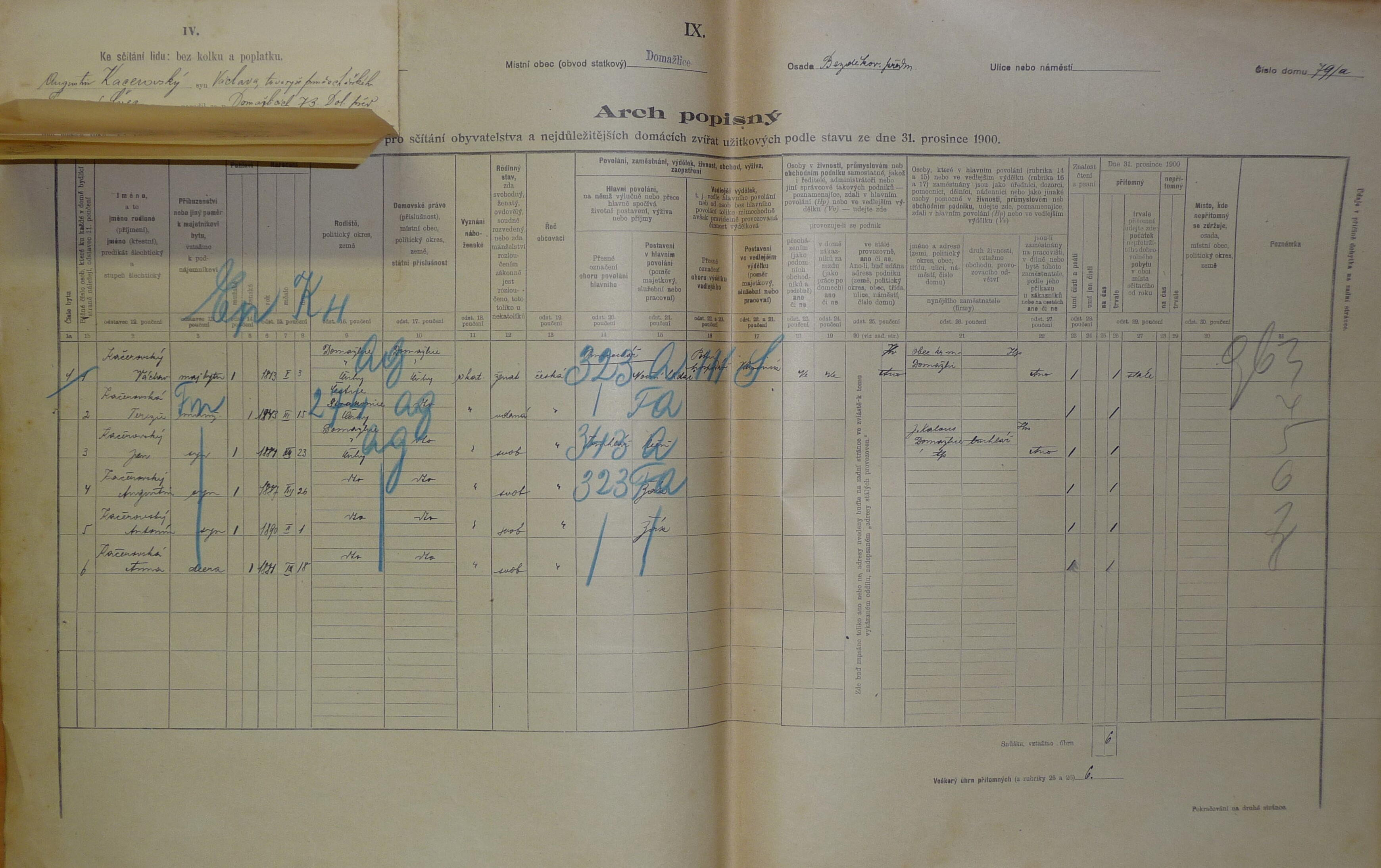 1. soap-do_00592_census-1900-domazlice-bezdekovske-predmesti-cp079_0010