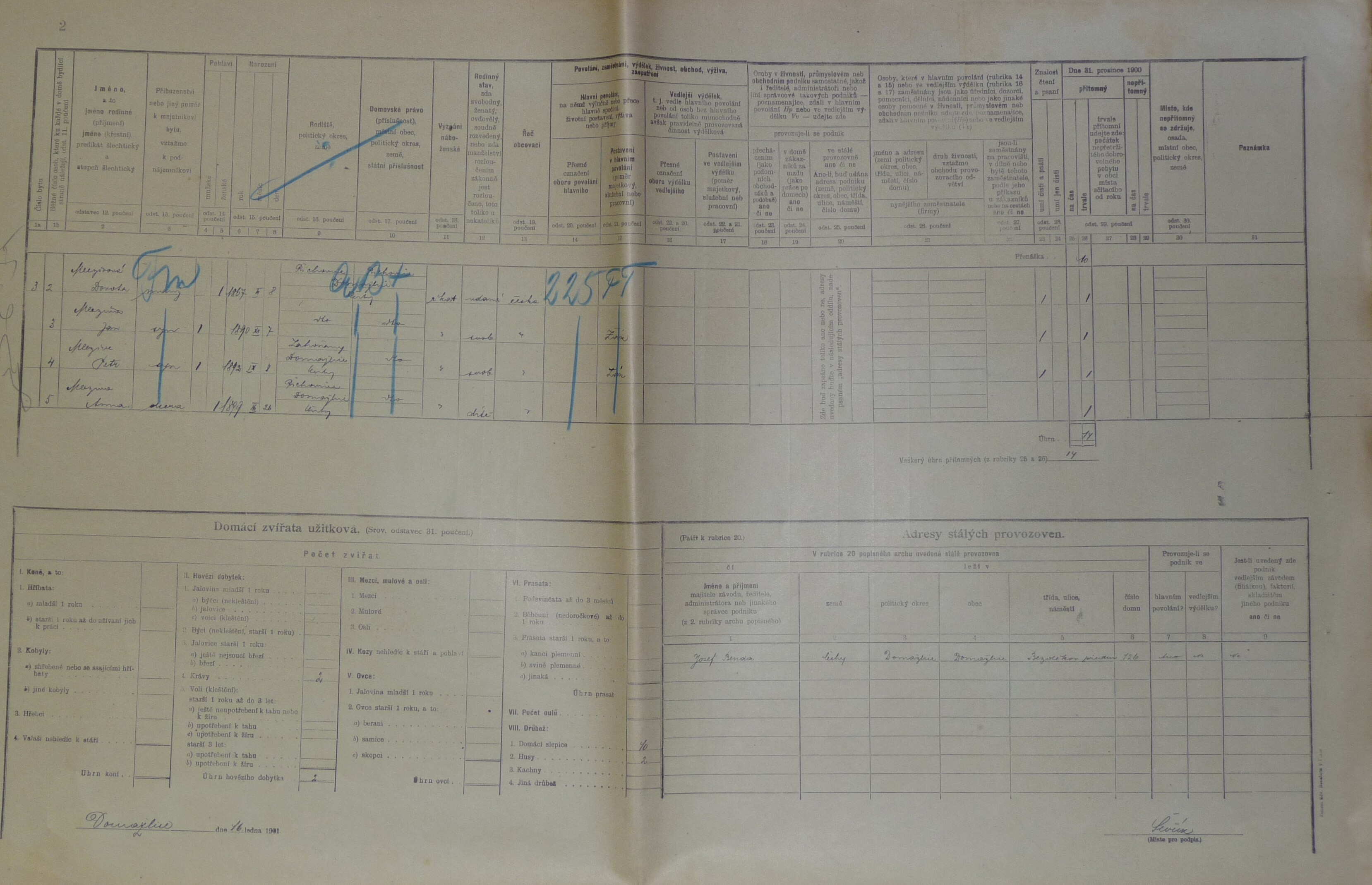 2. soap-do_00592_census-1900-domazlice-bezdekovske-predmesti-cp126_0020