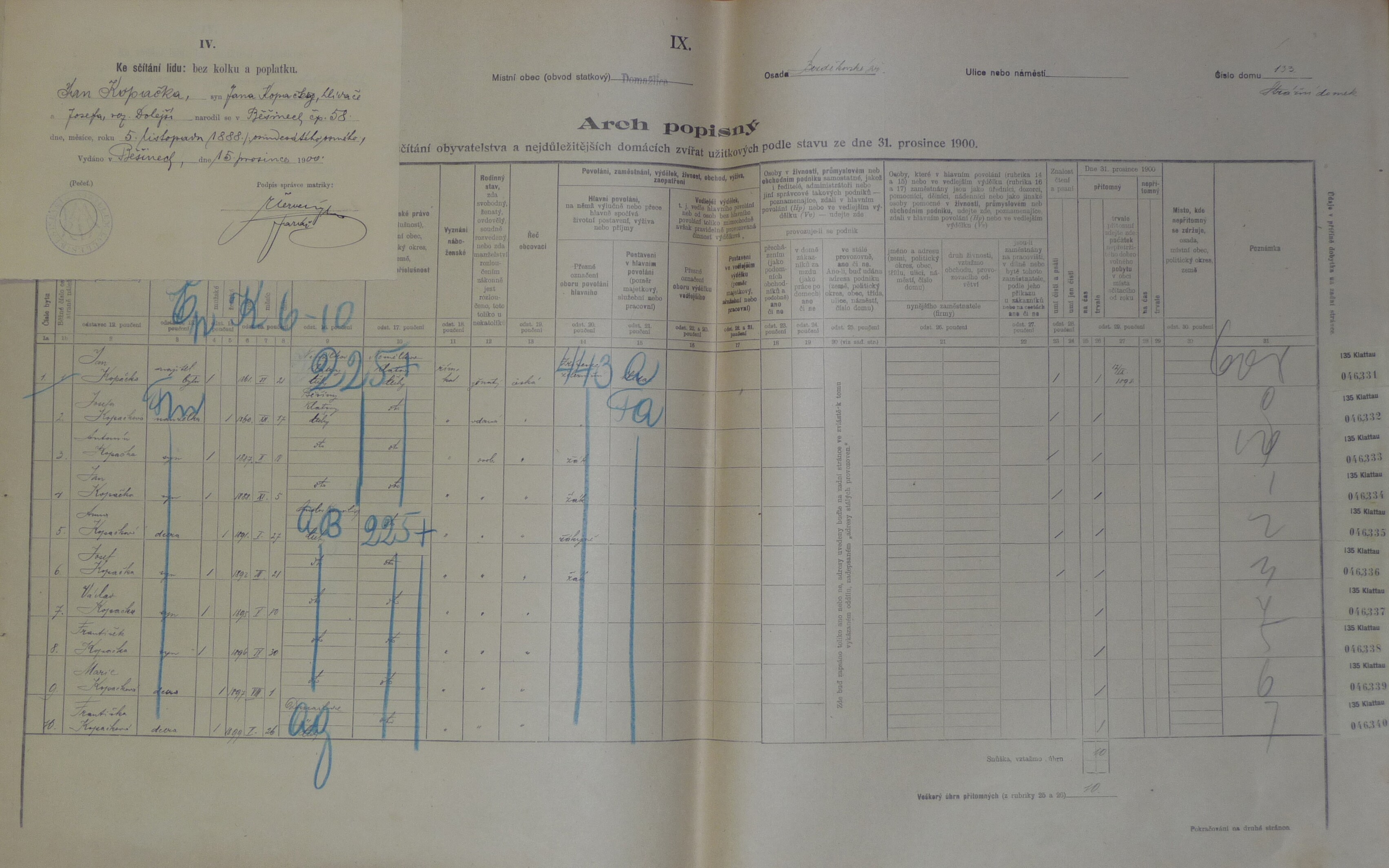 1. soap-do_00592_census-1900-domazlice-bezdekovske-predmesti-cp133_0010