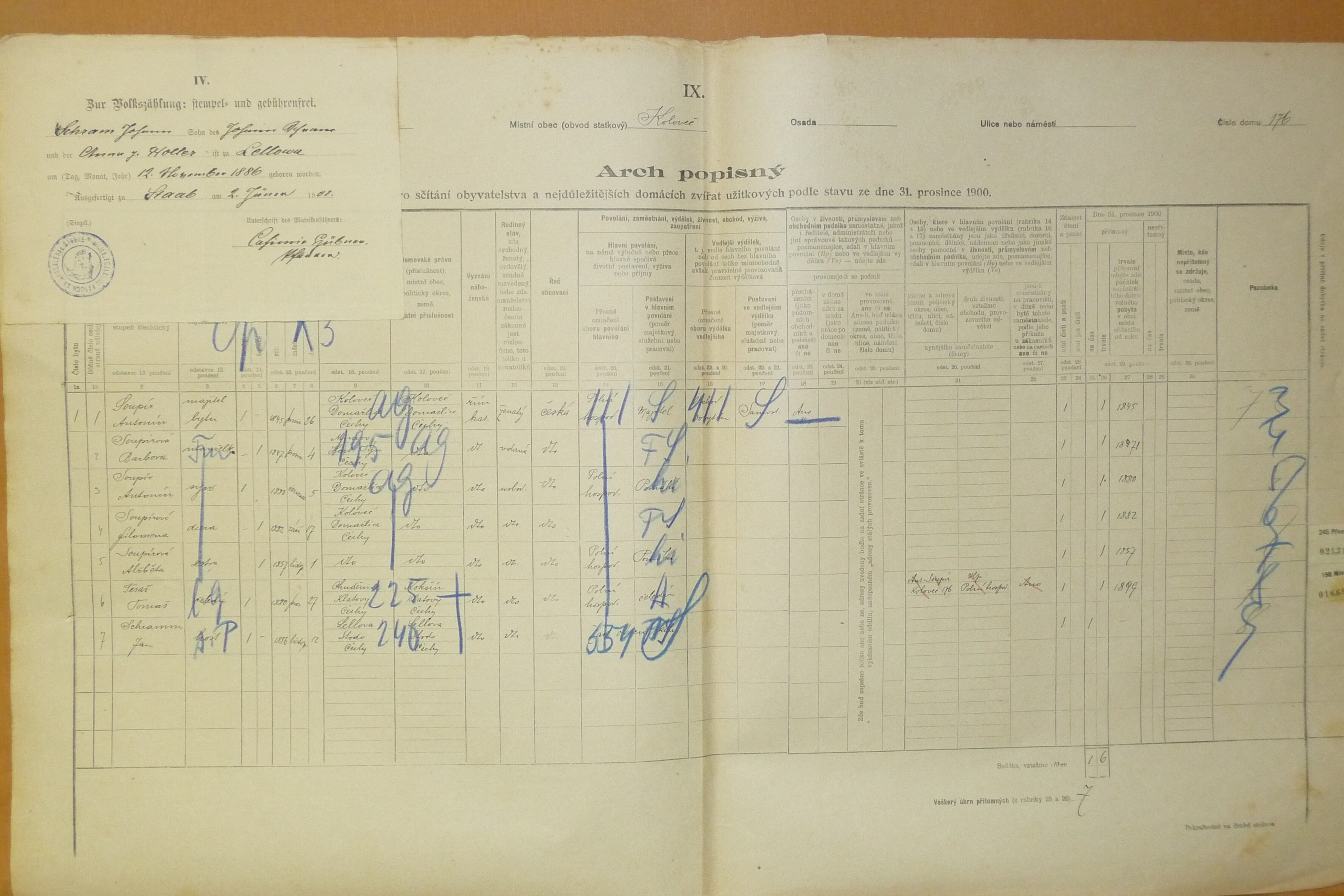 1. soap-do_00592_census-1900-kolovec-cp176_0010