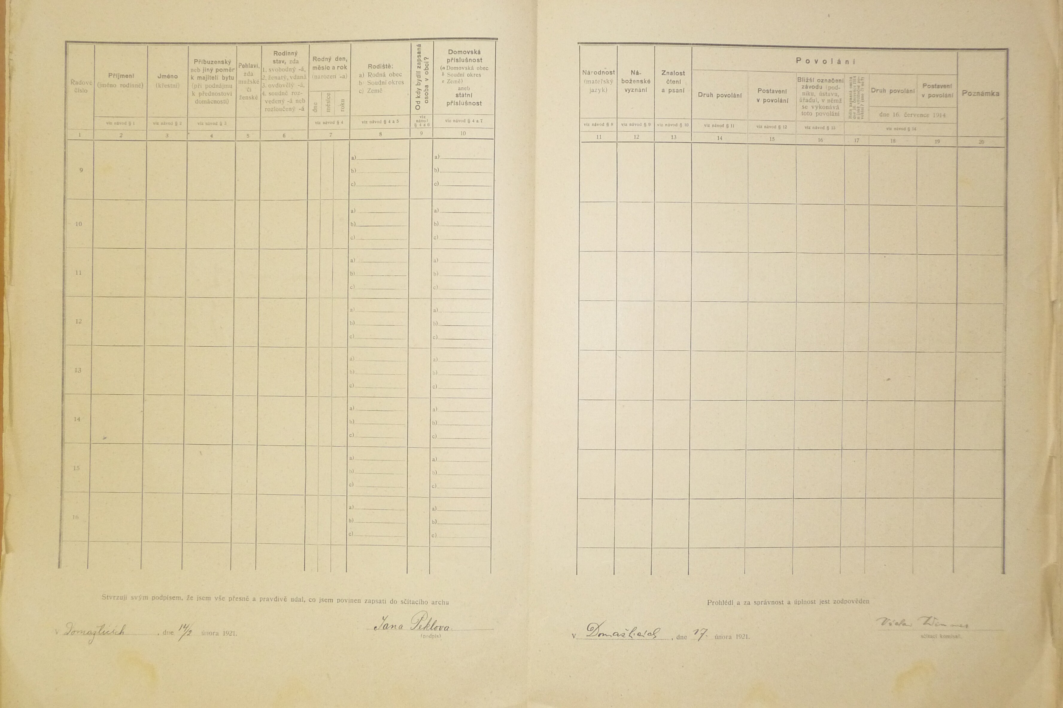 16. soap-do_00592_census-1921-domazlice-bezdekovske-predmesti-cp078_0160