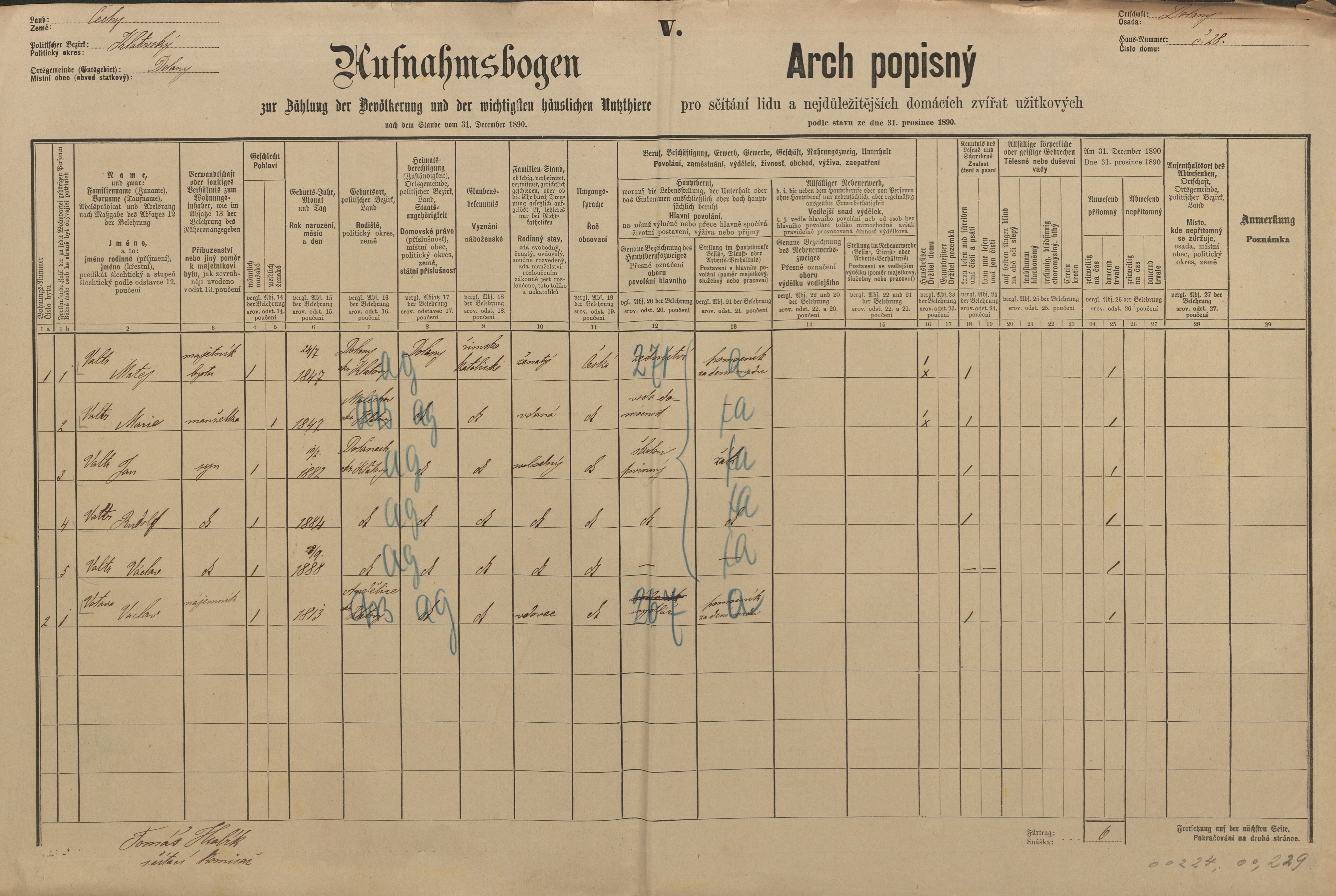 1. soap-kt_01159_census-1890-dolany-cp028_0010