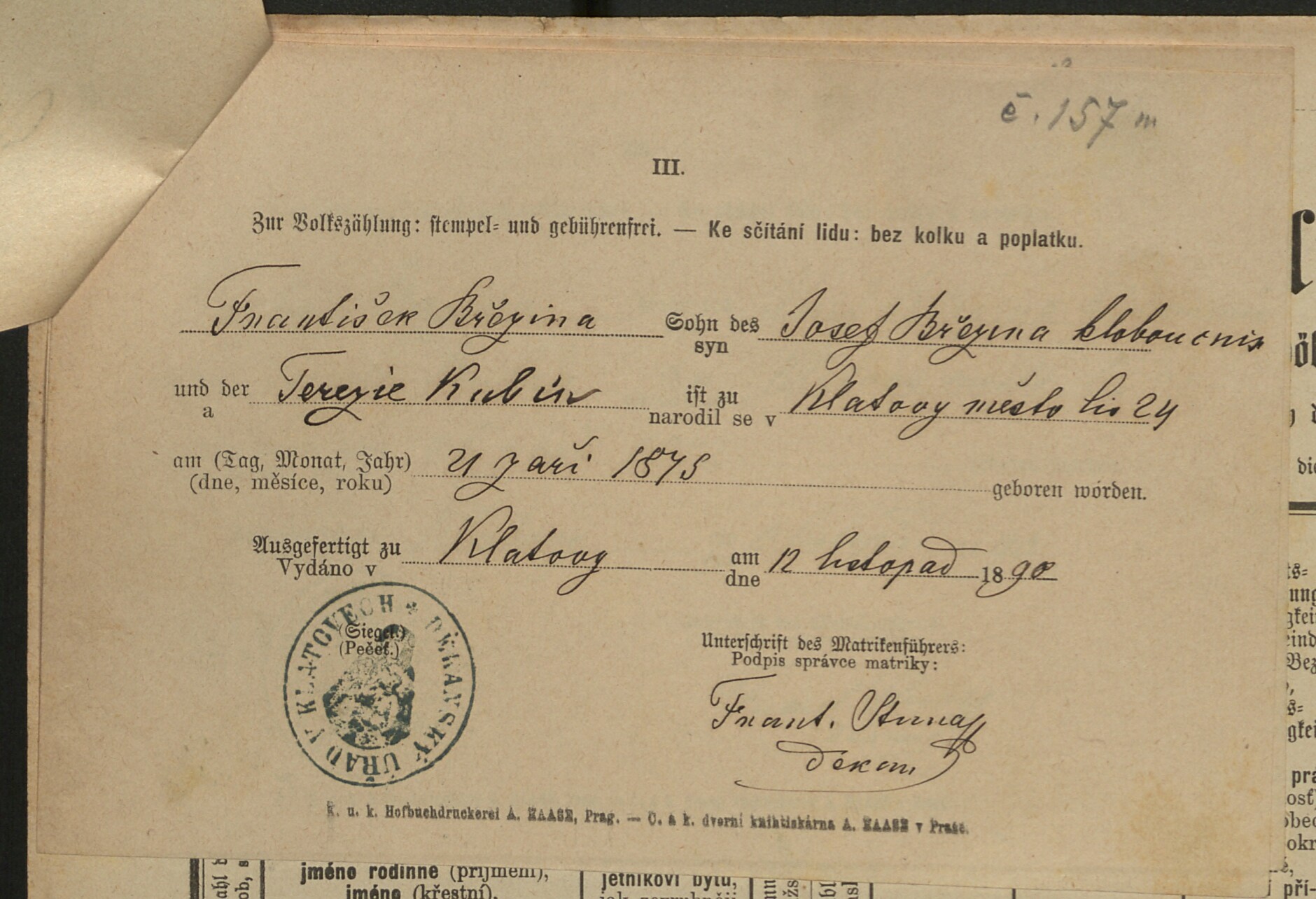 9. soap-kt_01159_census-1890-klatovy-mesto-cp157_0090