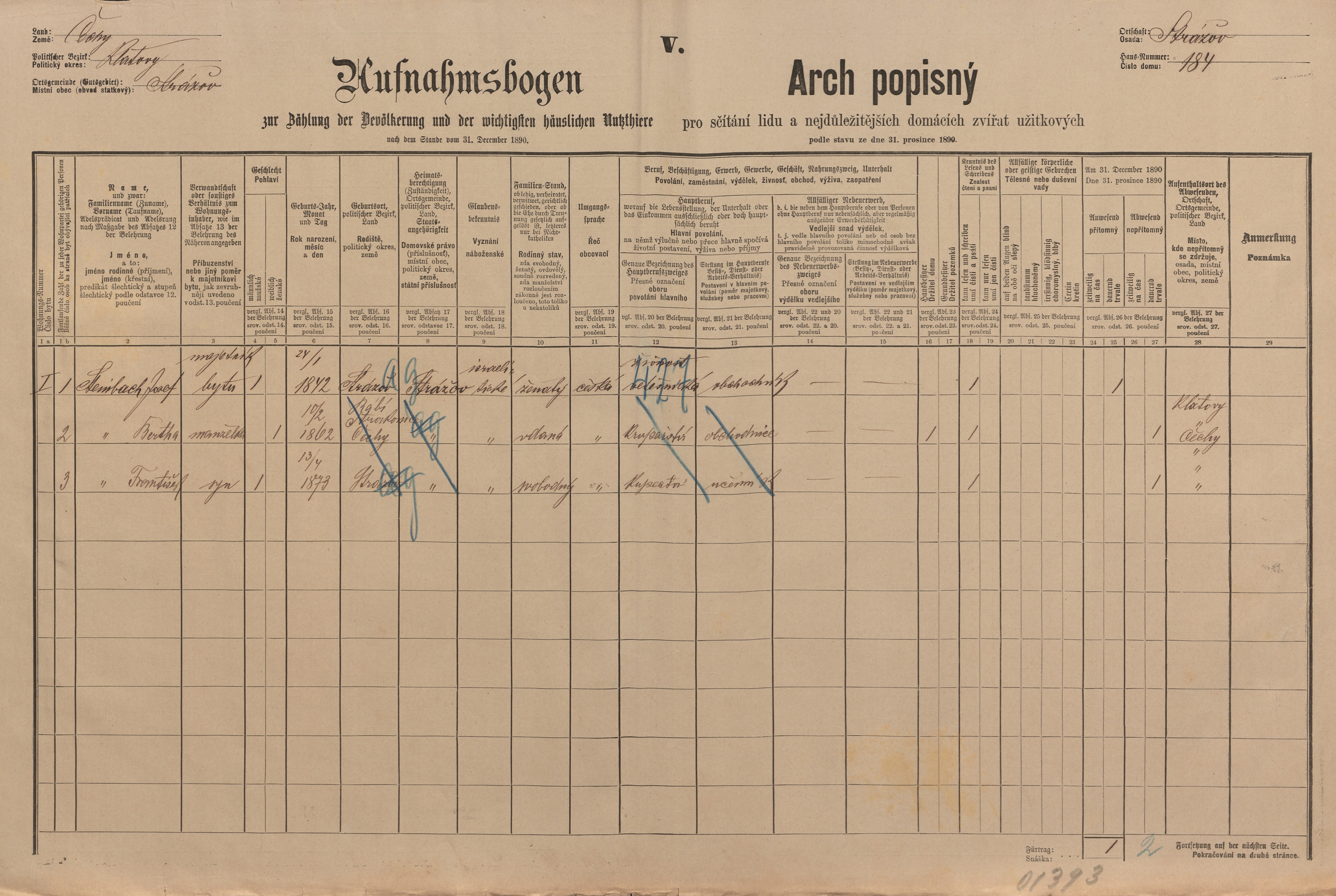 1. soap-kt_01159_census-1890-strazov-cp184_0010