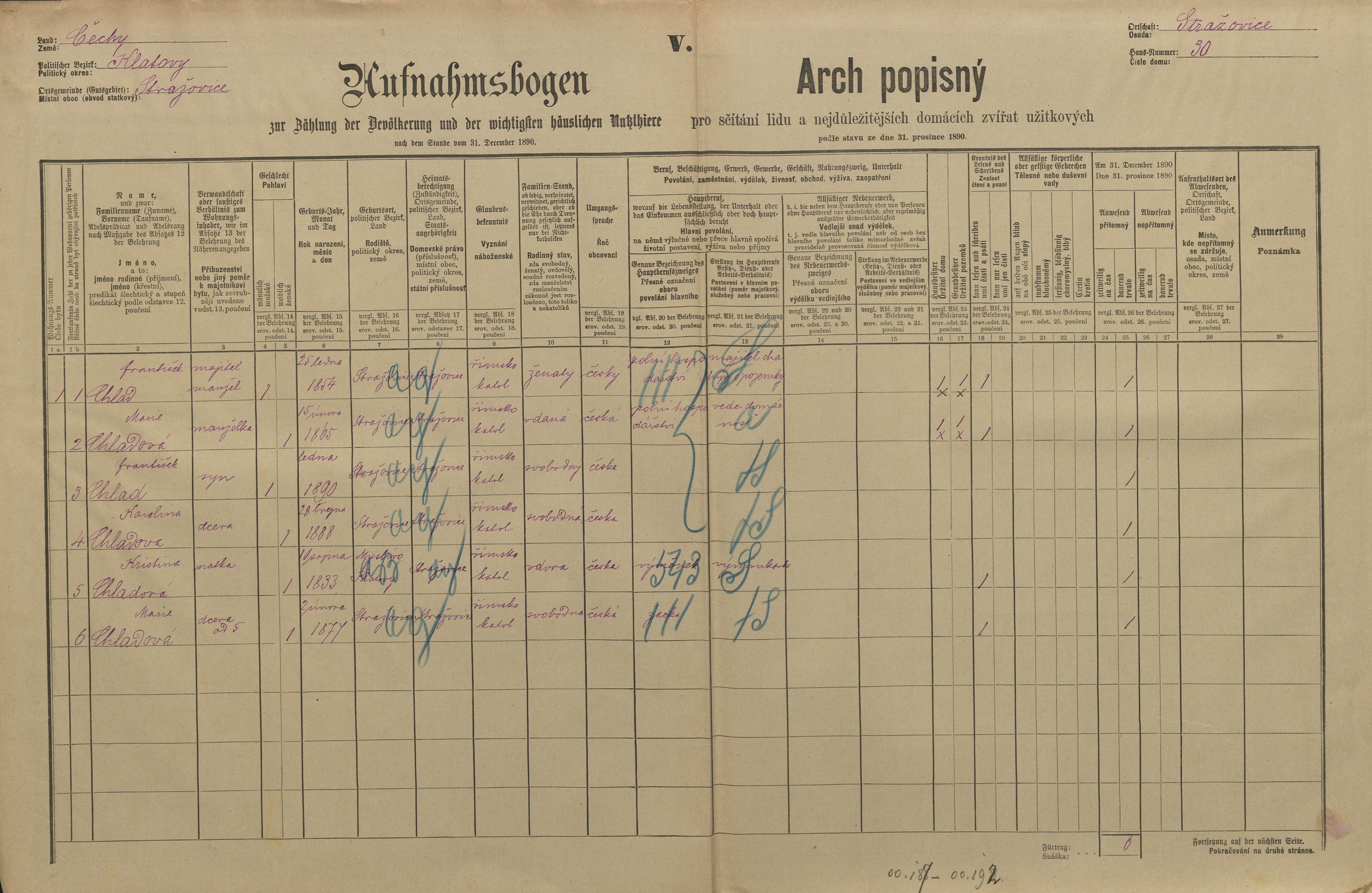 1. soap-kt_01159_census-1890-strazovice-cp030_0010