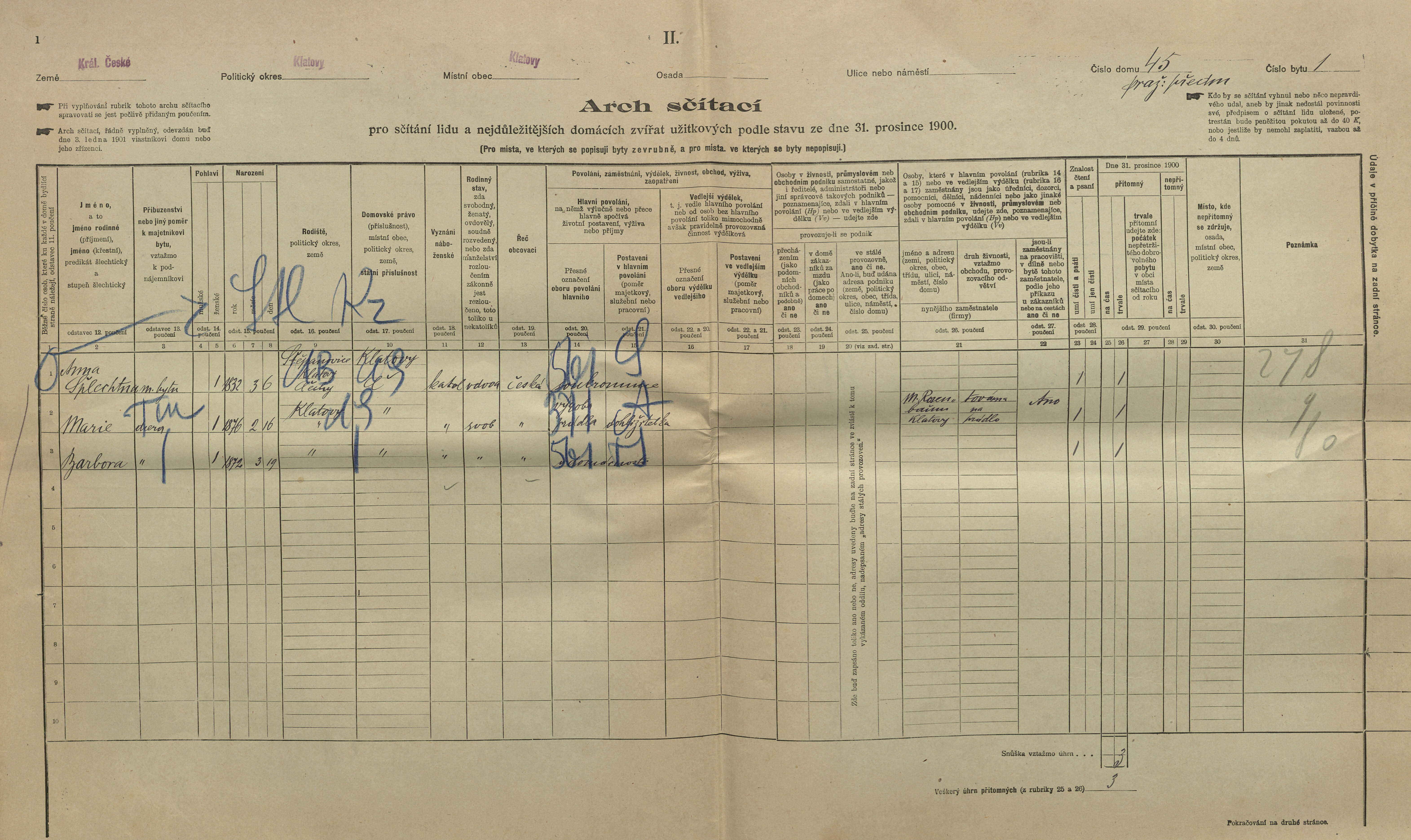 1. soap-kt_01159_census-1900-klatovy-prazske-predmesti-cp045_0010