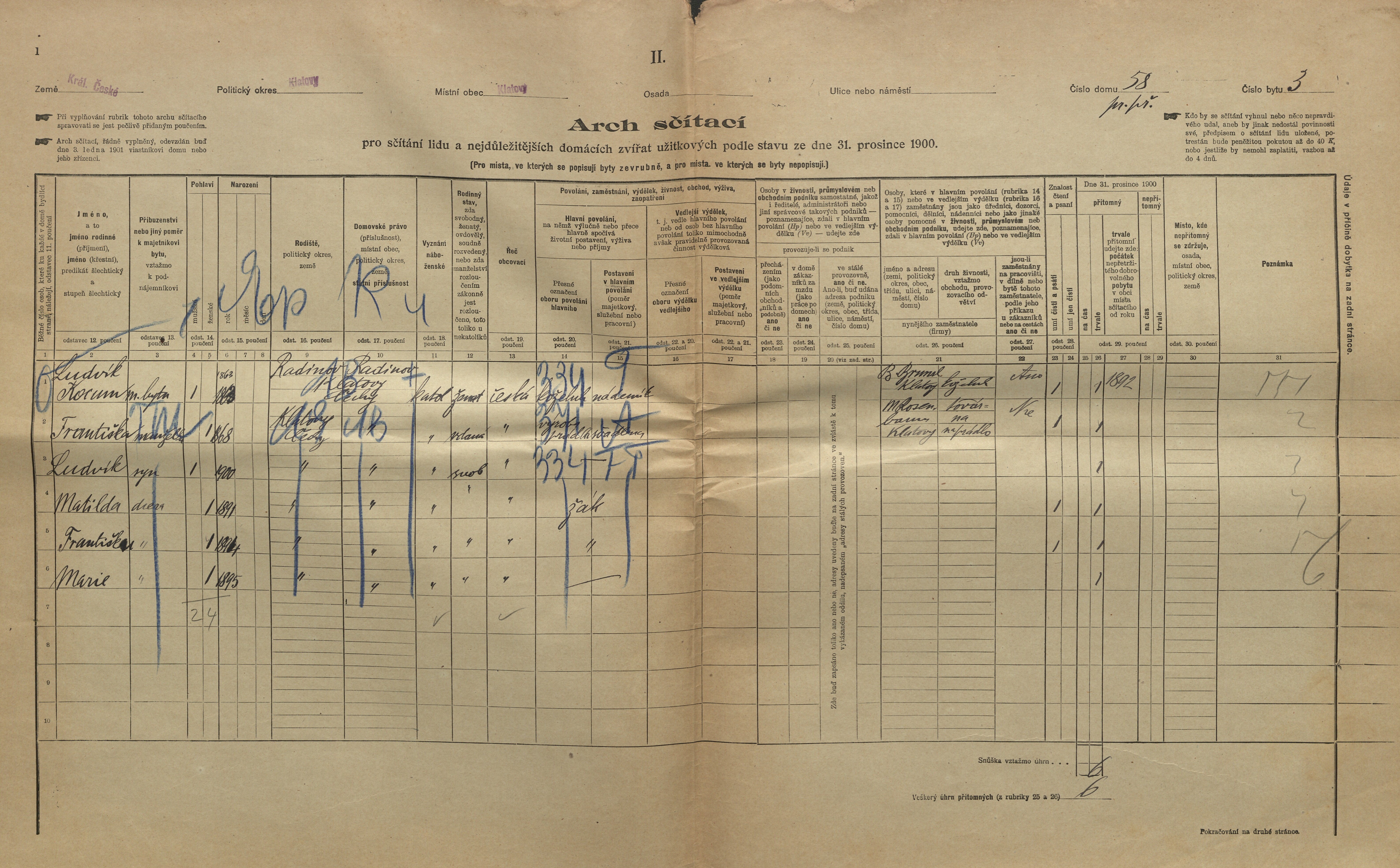 5. soap-kt_01159_census-1900-klatovy-prazske-predmesti-cp058_0050