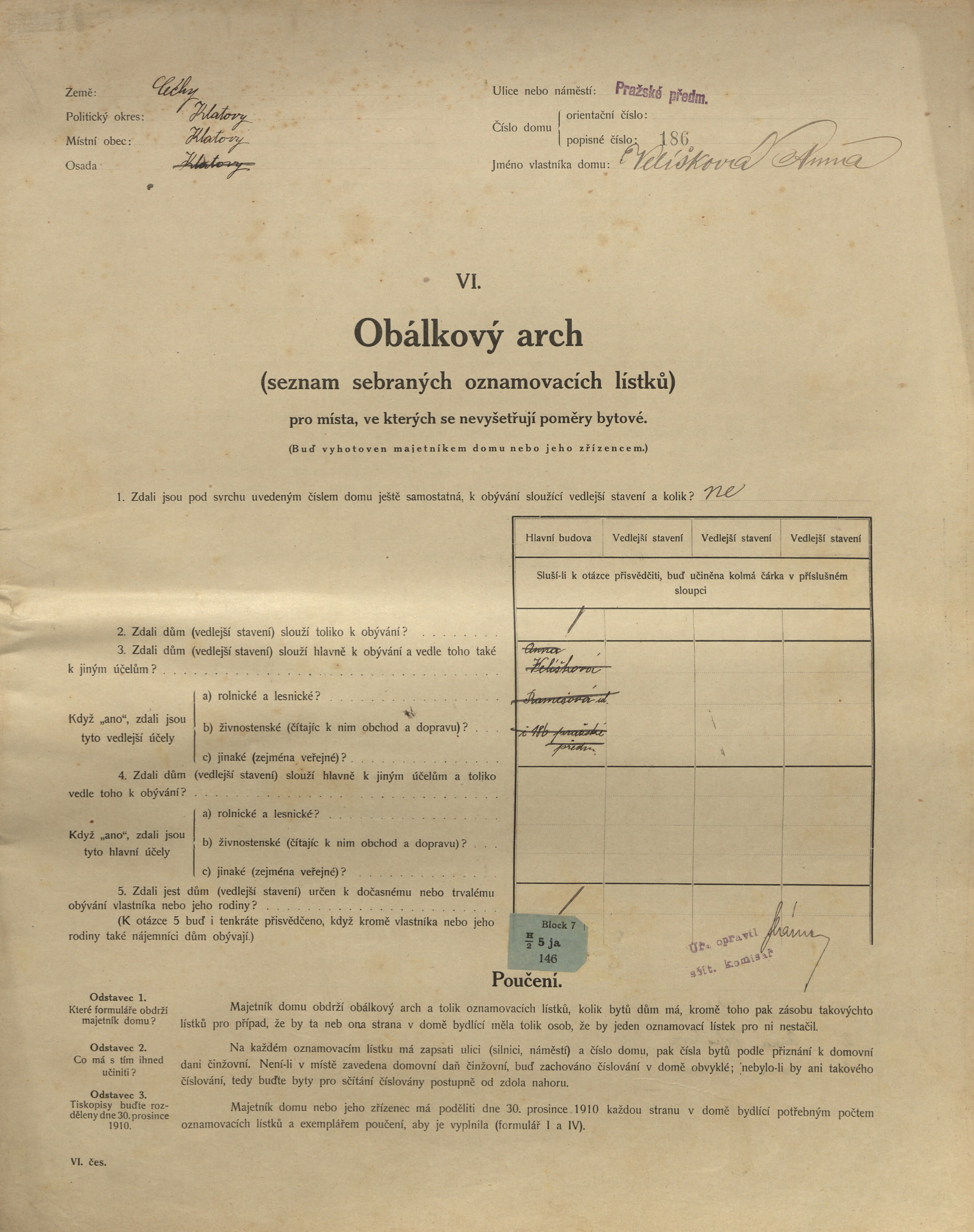 1. soap-kt_01159_census-1910-klatovy-prazske-predmesti-cp186_0010