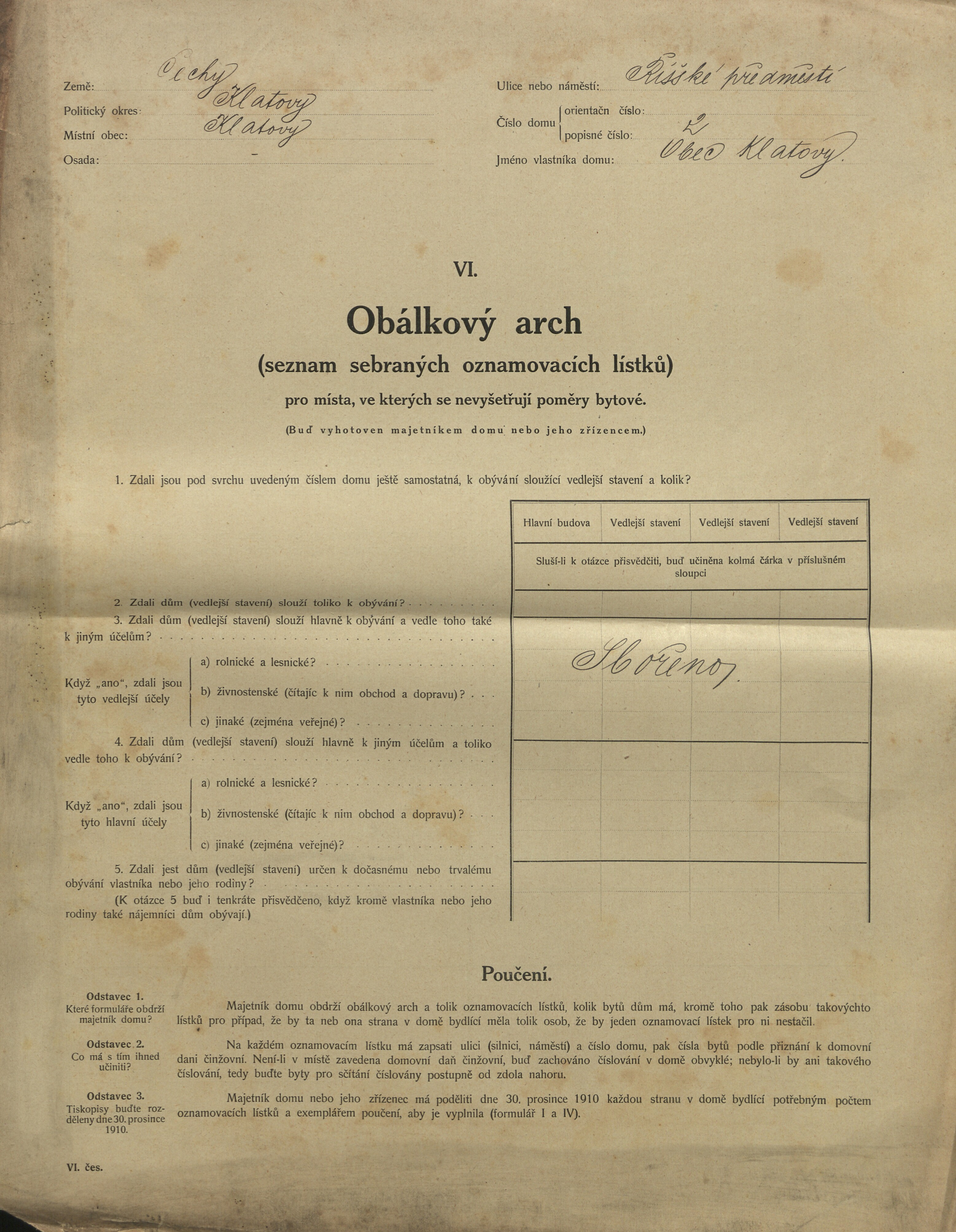 1. soap-kt_01159_census-1910-klatovy-risske-predmesti-cp002_0010