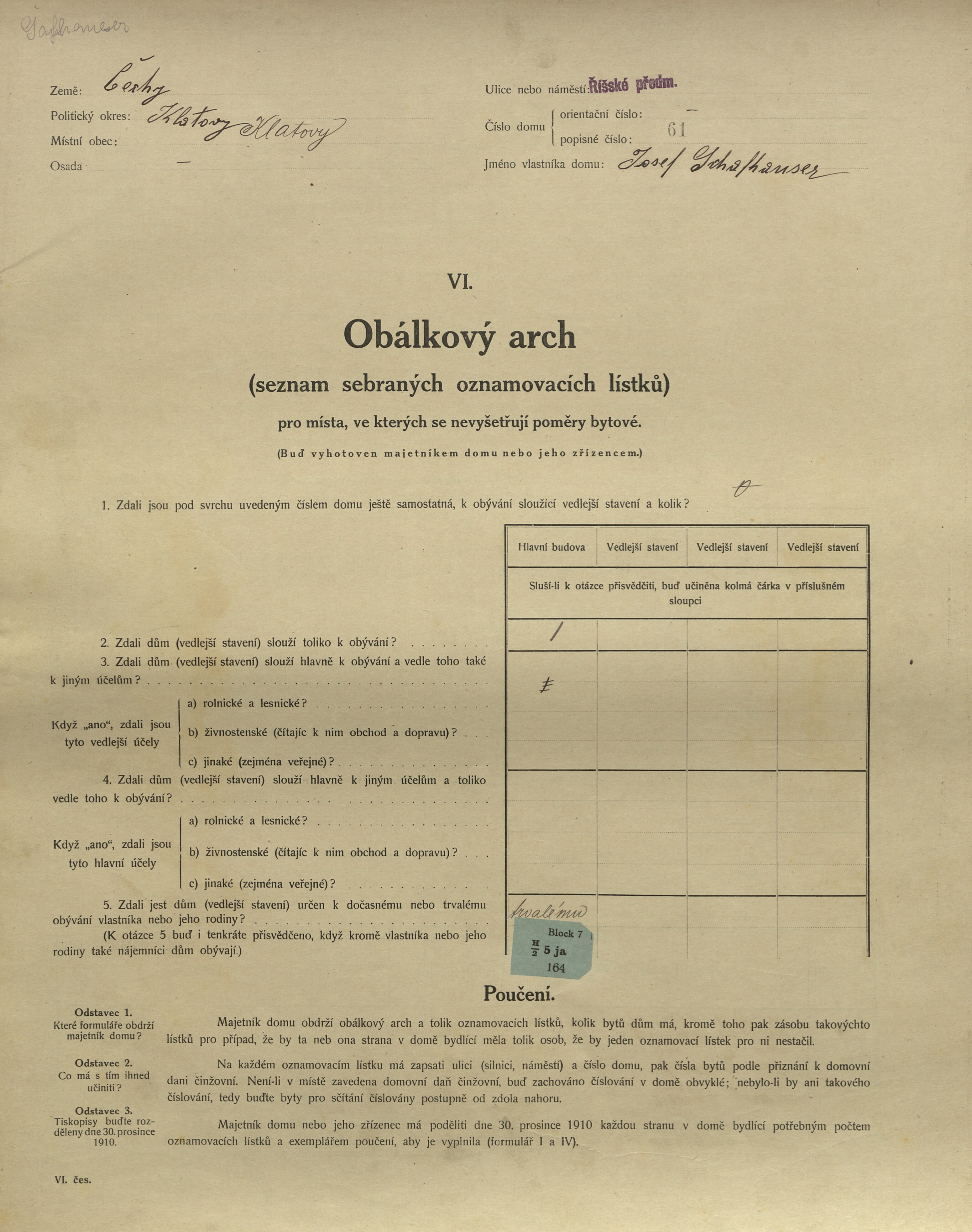 1. soap-kt_01159_census-1910-klatovy-risske-predmesti-cp061_0010