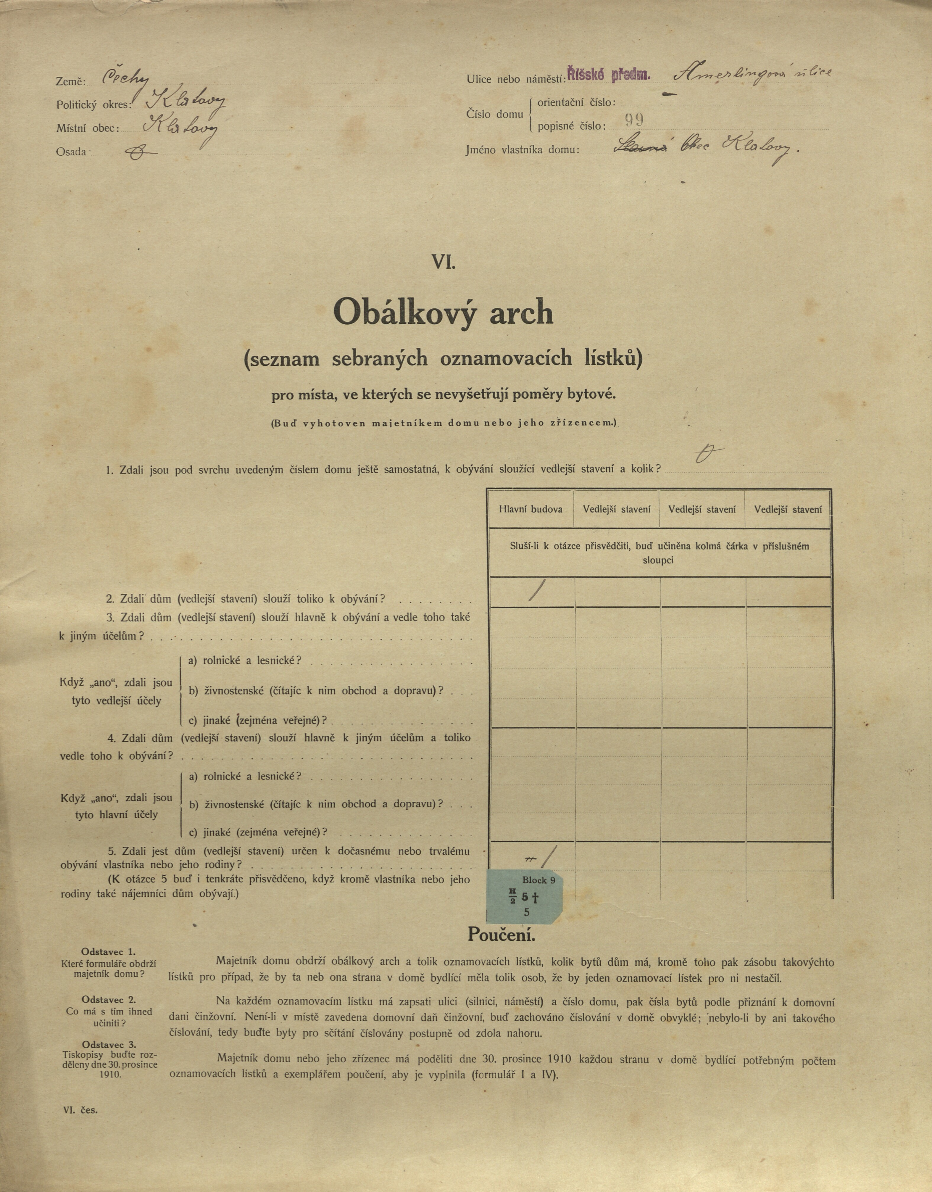 1. soap-kt_01159_census-1910-klatovy-risske-predmesti-cp099_0010