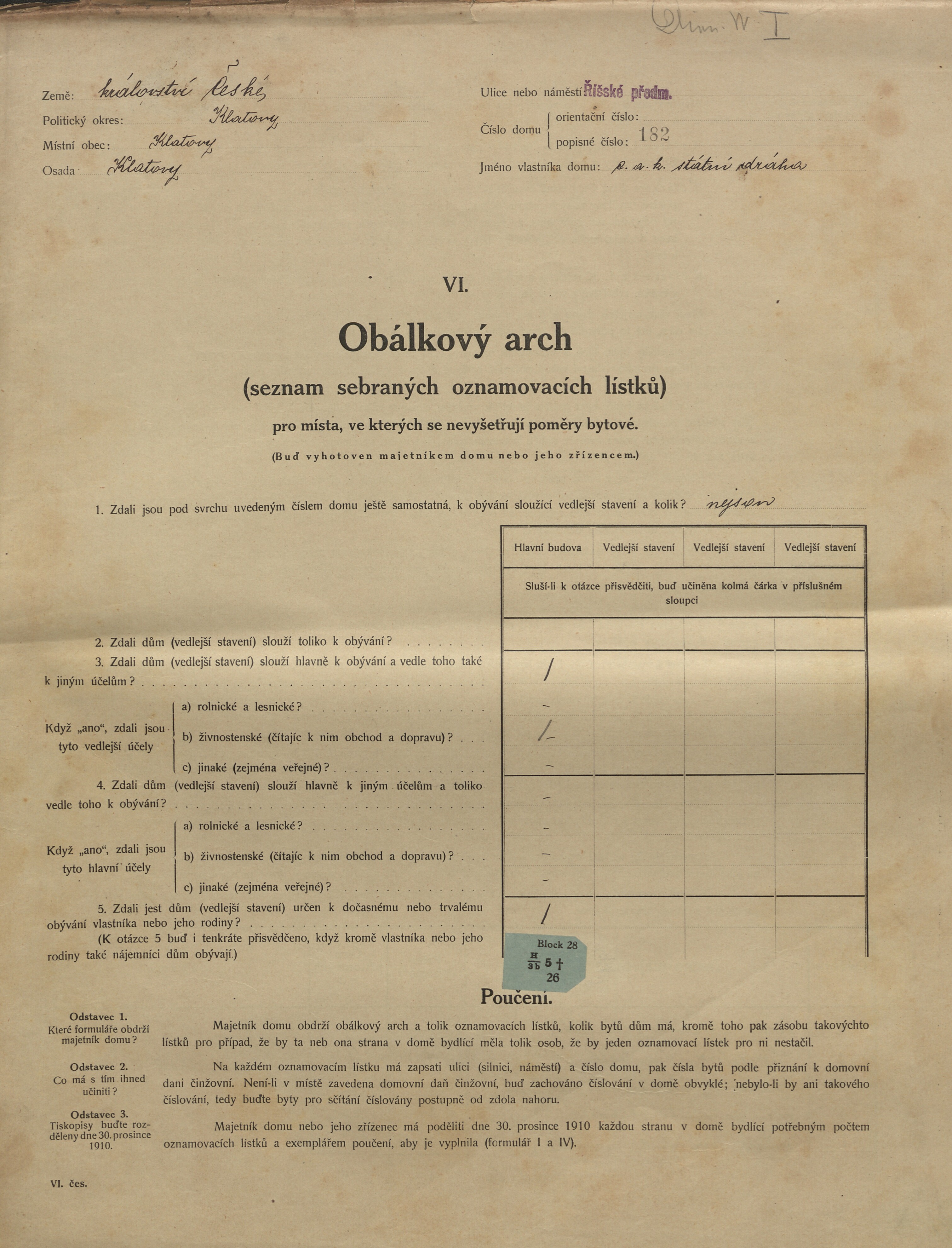 1. soap-kt_01159_census-1910-klatovy-risske-predmesti-cp182_0010
