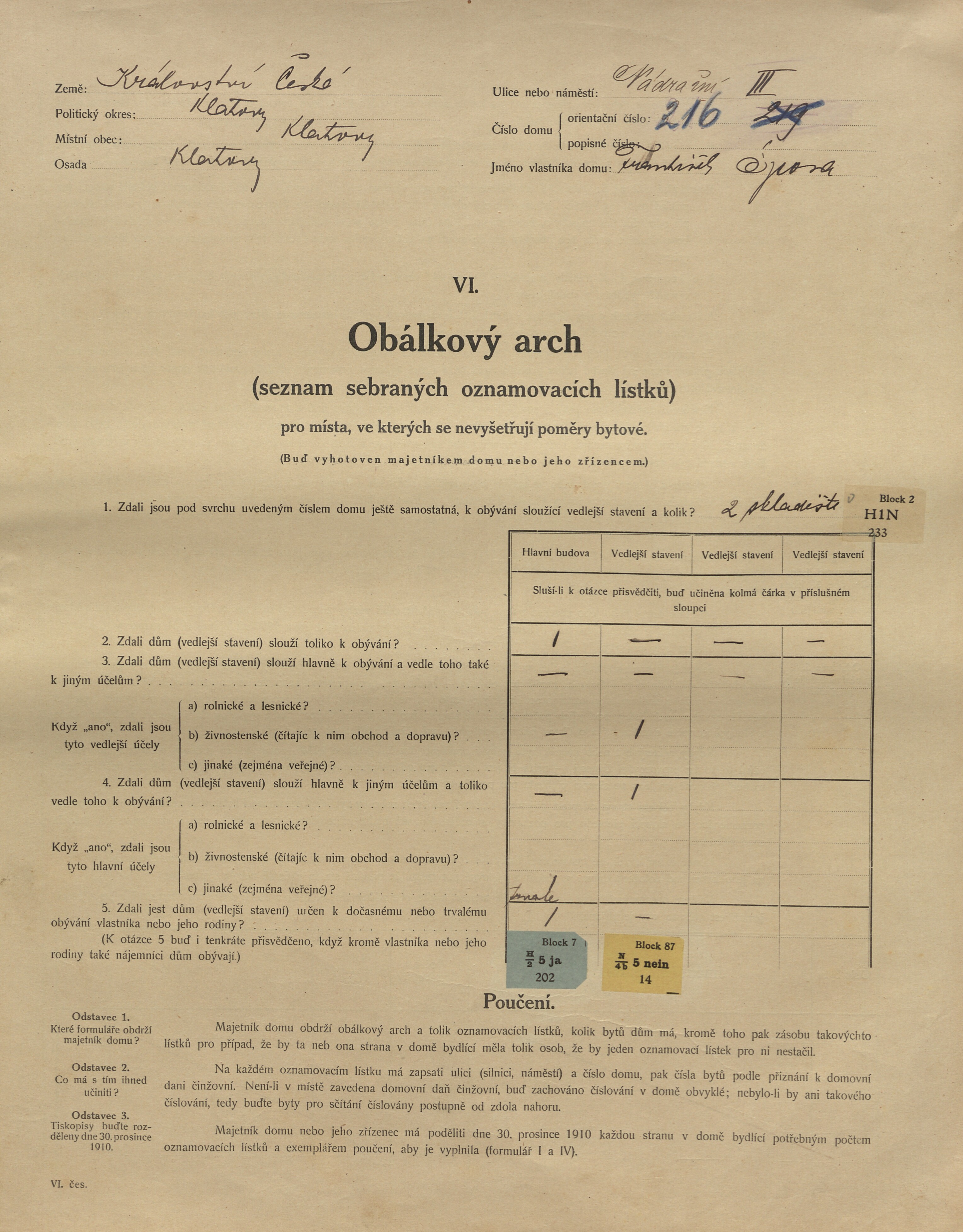 1. soap-kt_01159_census-1910-klatovy-risske-predmesti-cp216_0010