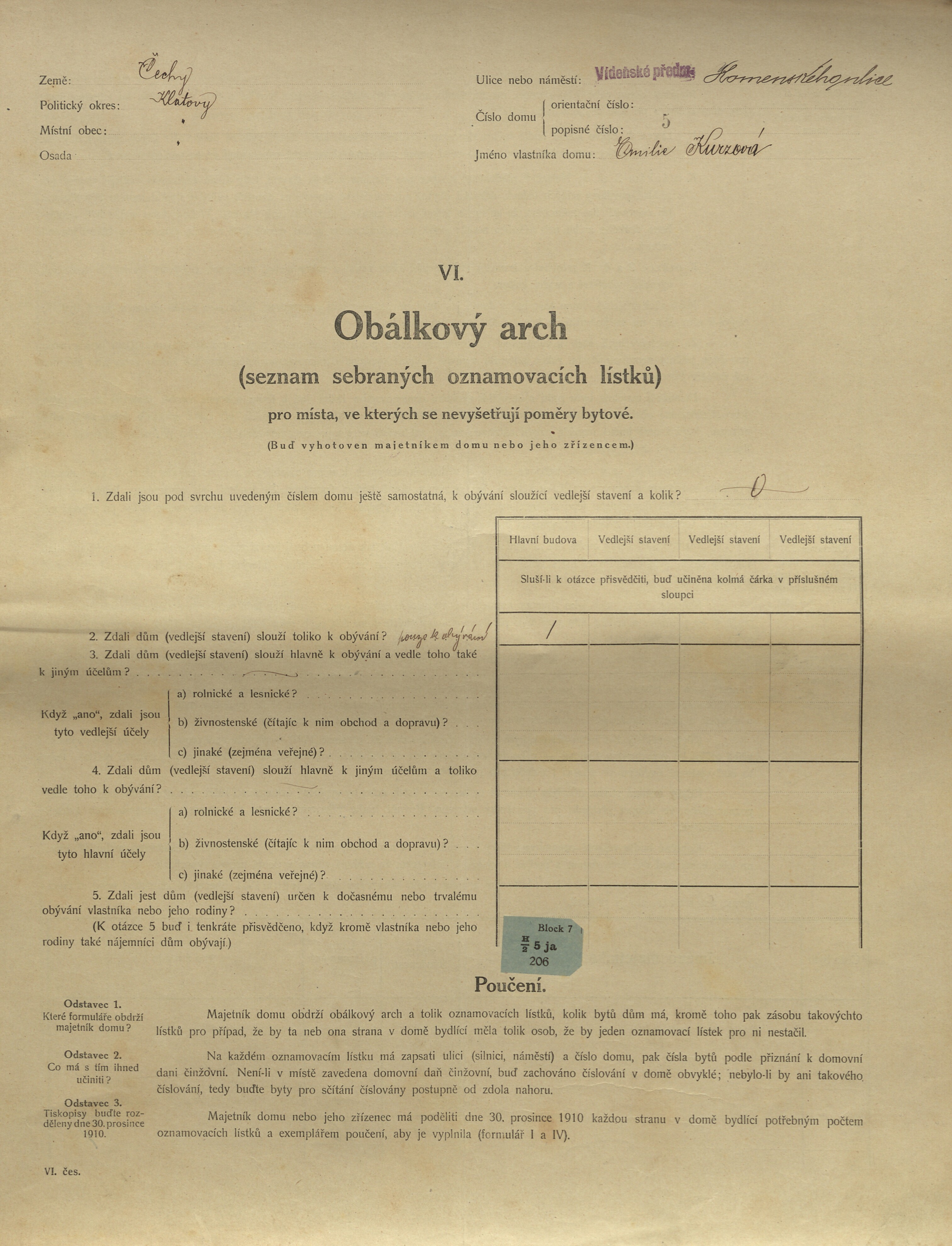 1. soap-kt_01159_census-1910-klatovy-videnske-predmesti-cp005_0010