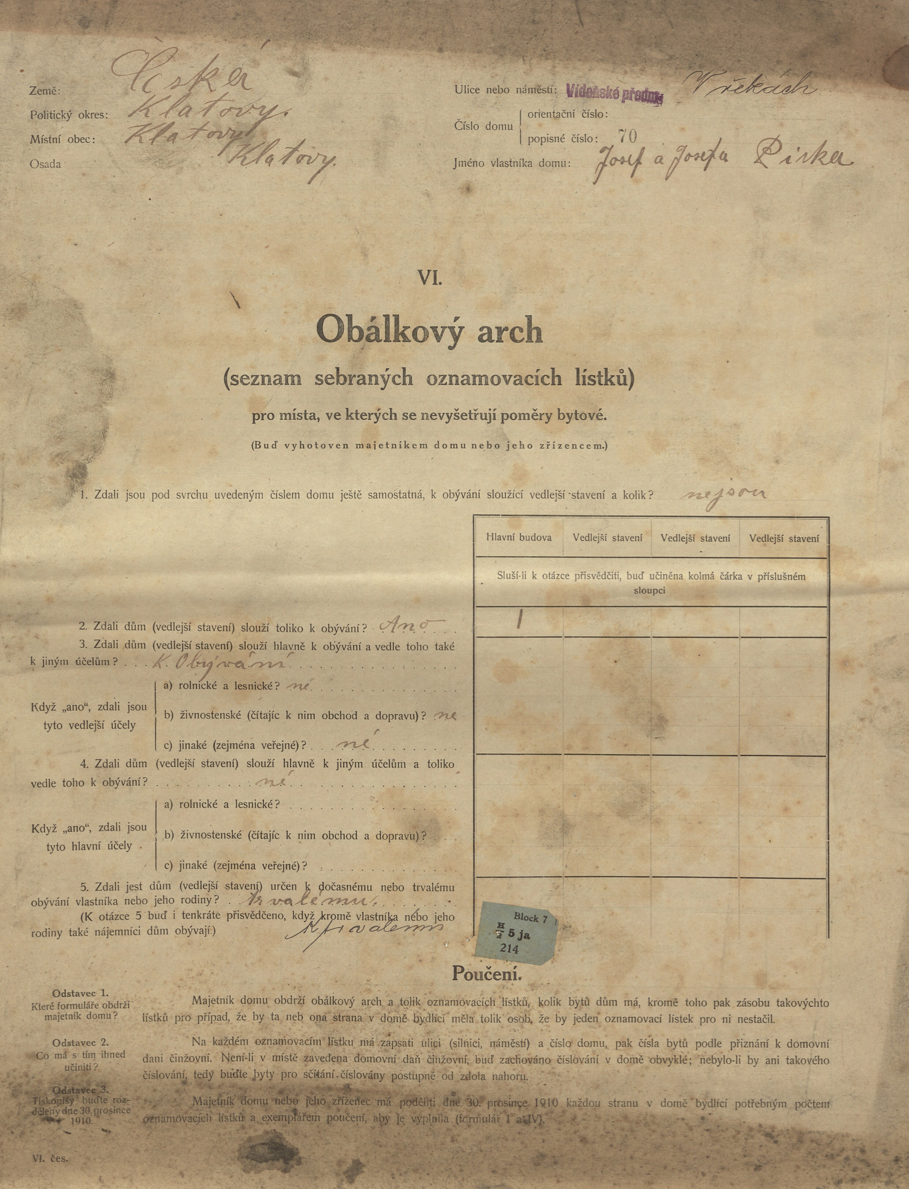 1. soap-kt_01159_census-1910-klatovy-videnske-predmesti-cp070_0010