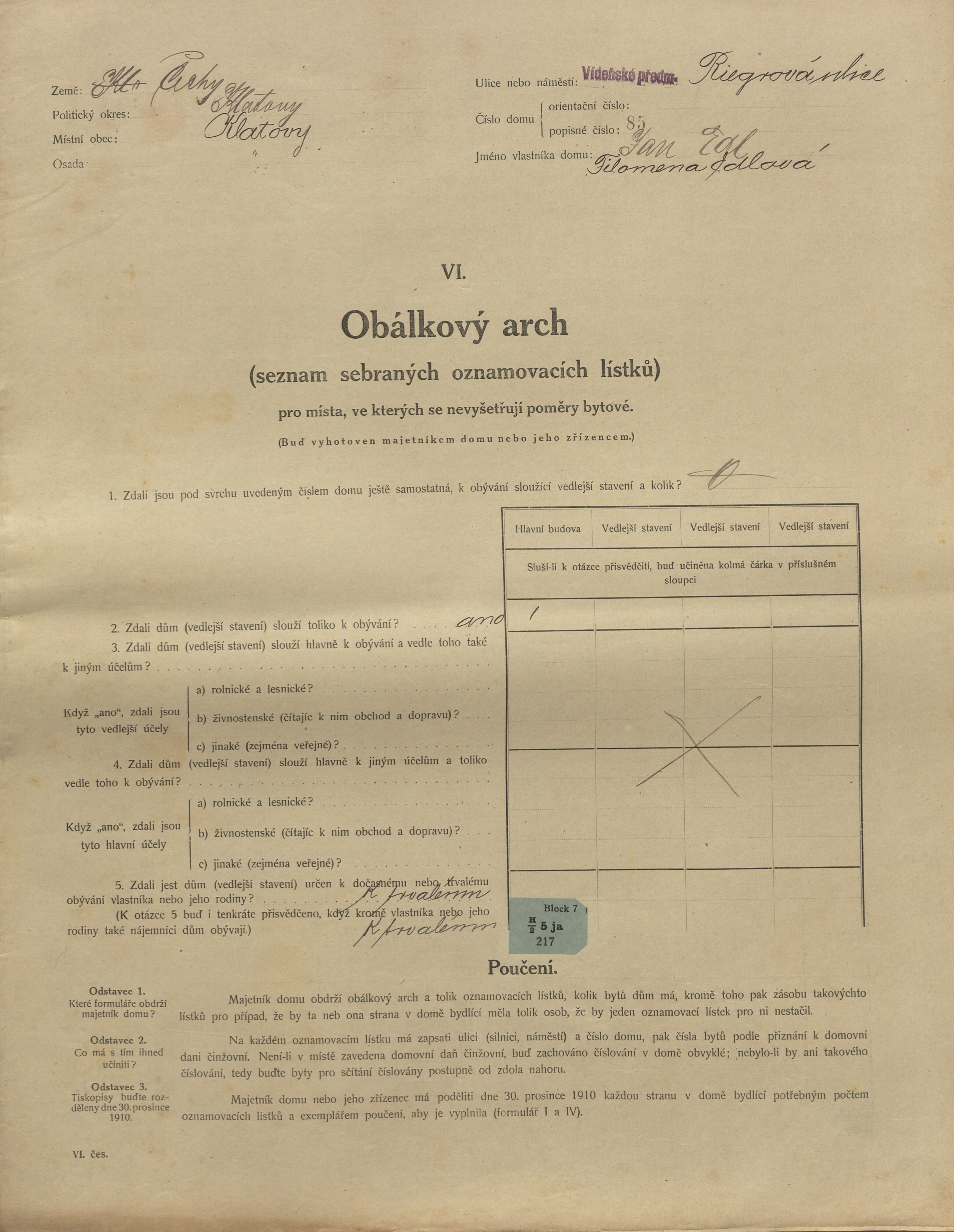 1. soap-kt_01159_census-1910-klatovy-videnske-predmesti-cp085_0010