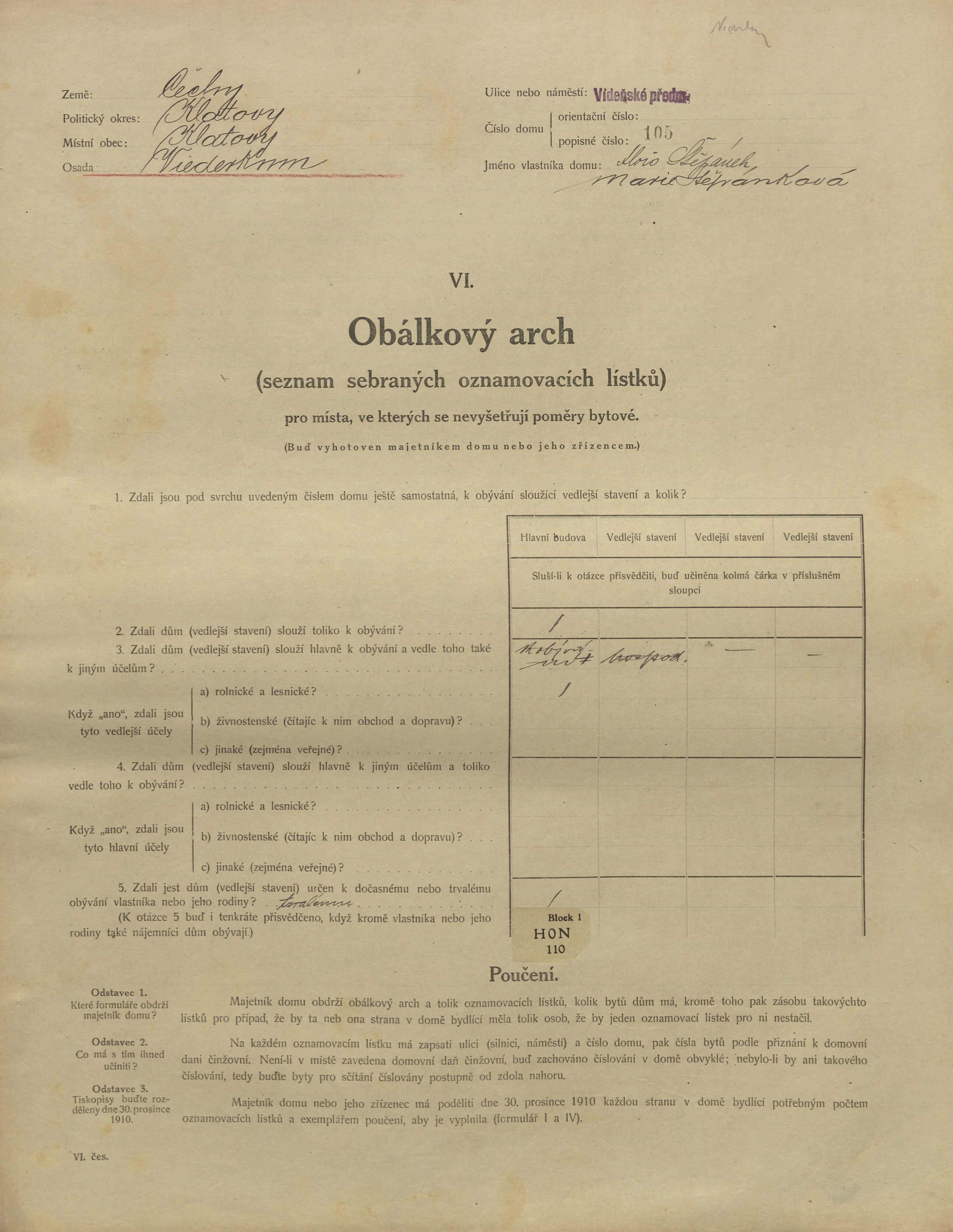 1. soap-kt_01159_census-1910-klatovy-videnske-predmesti-cp105_0010