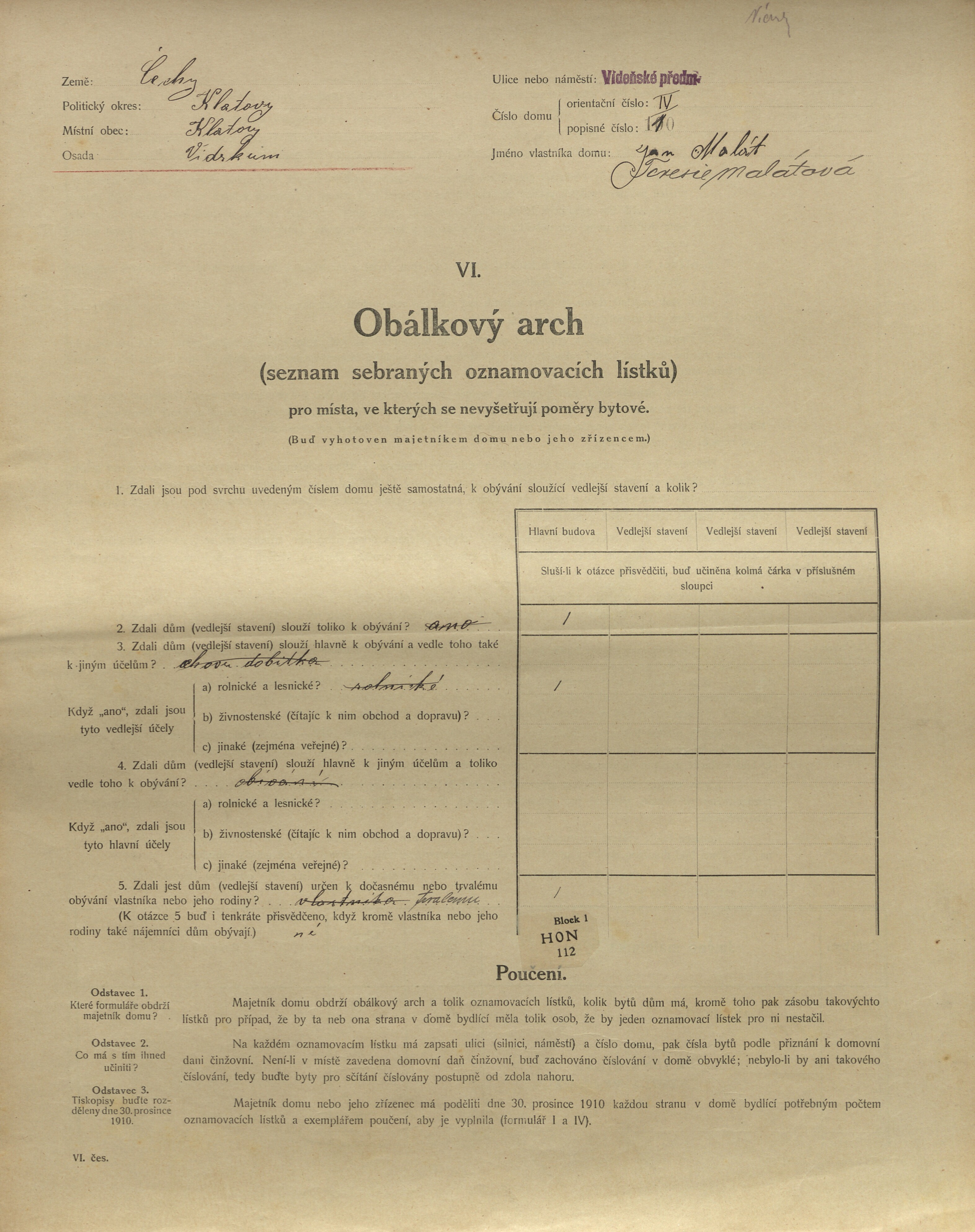 1. soap-kt_01159_census-1910-klatovy-videnske-predmesti-cp110_0010