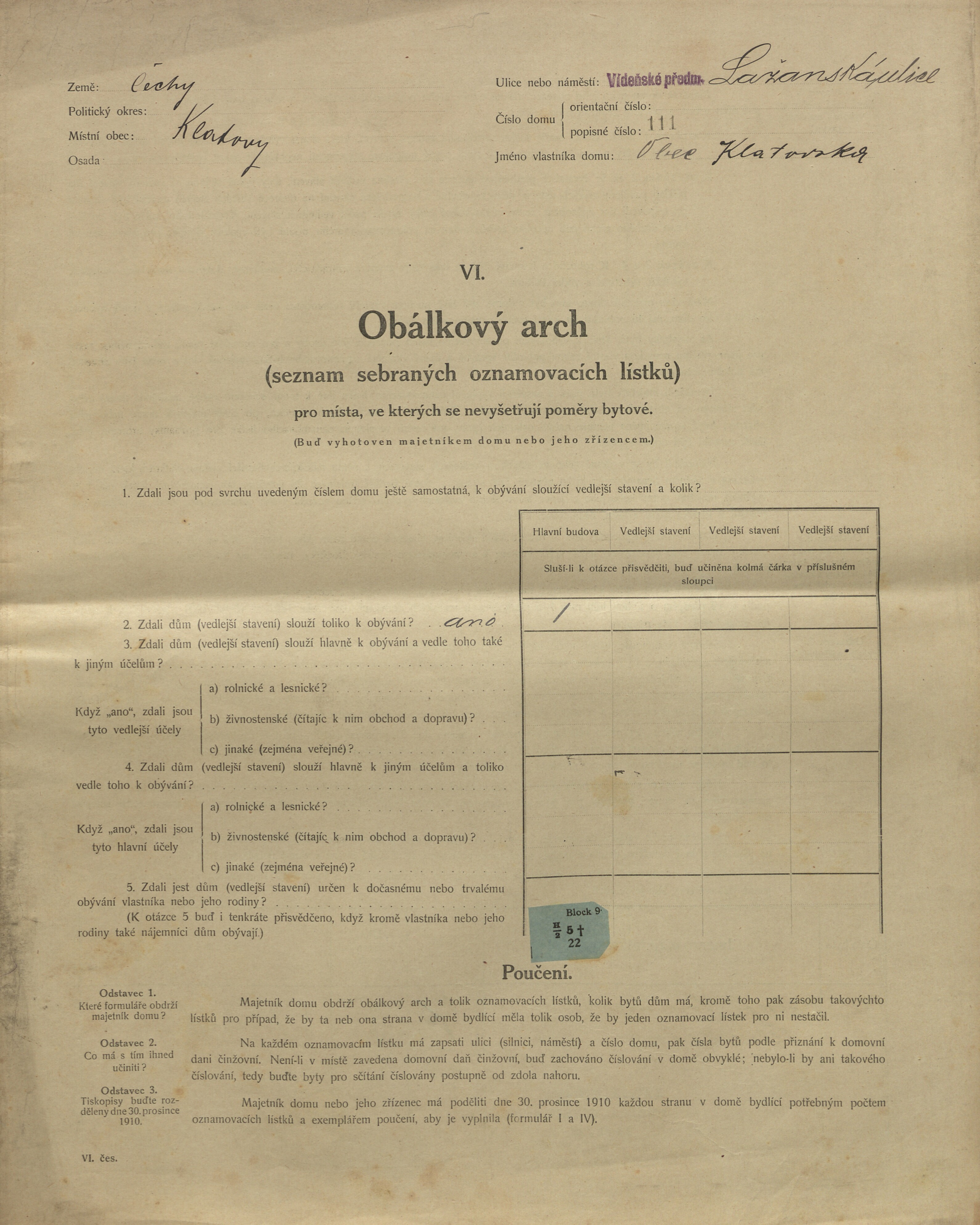 1. soap-kt_01159_census-1910-klatovy-videnske-predmesti-cp111_0010