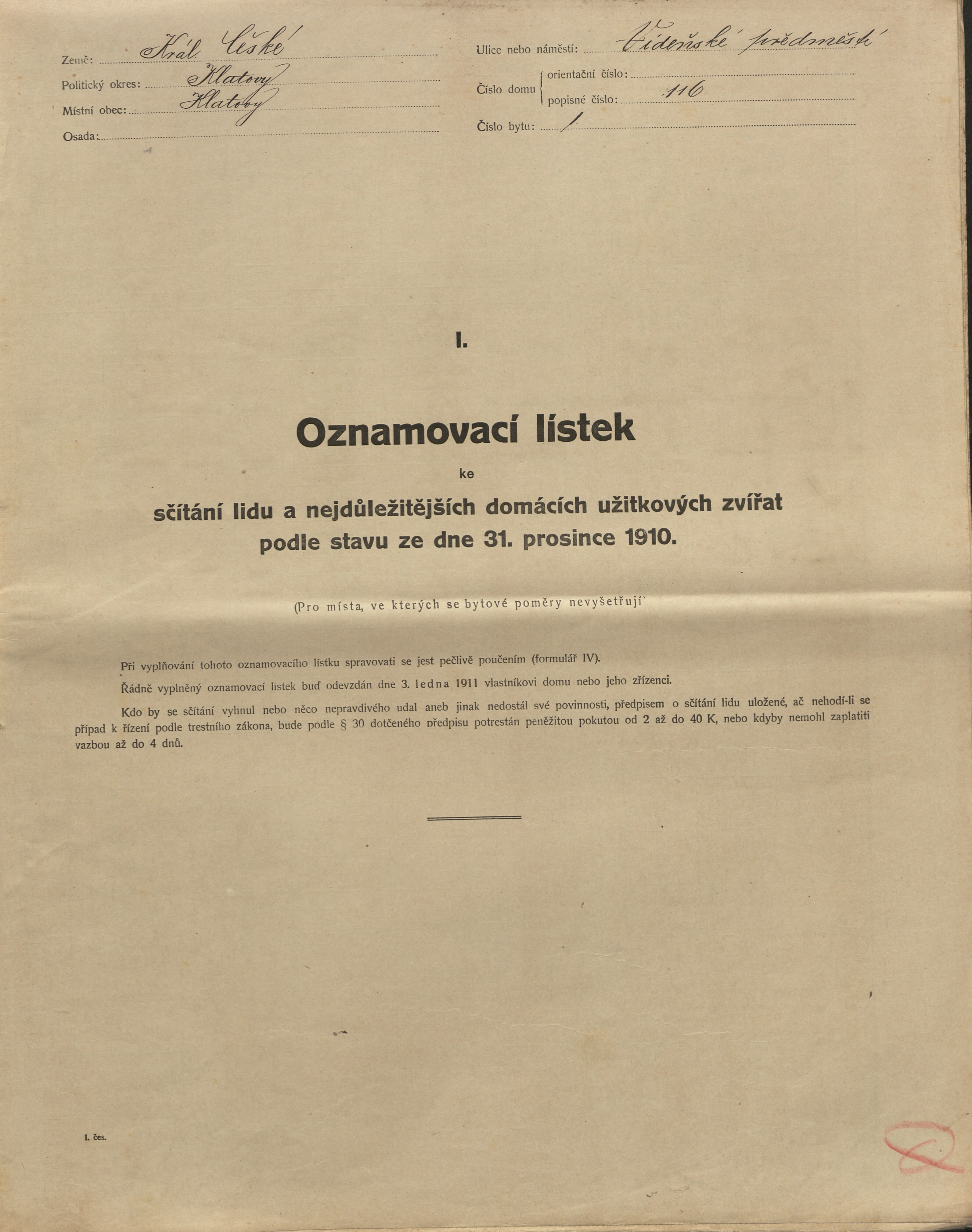 3. soap-kt_01159_census-1910-klatovy-videnske-predmesti-cp116_0030