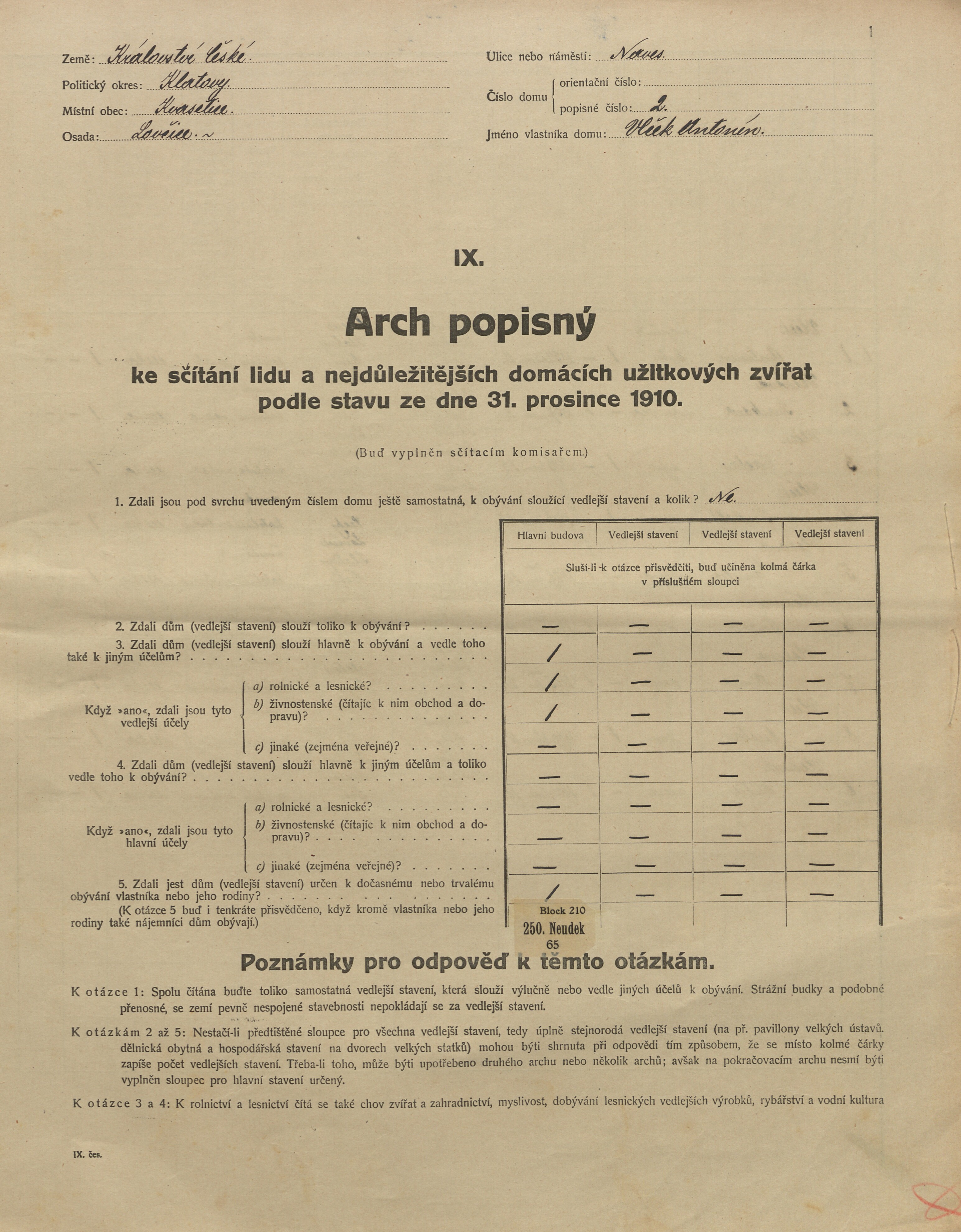 1. soap-kt_01159_census-1910-kvasetice-lovcice-cp002_0010