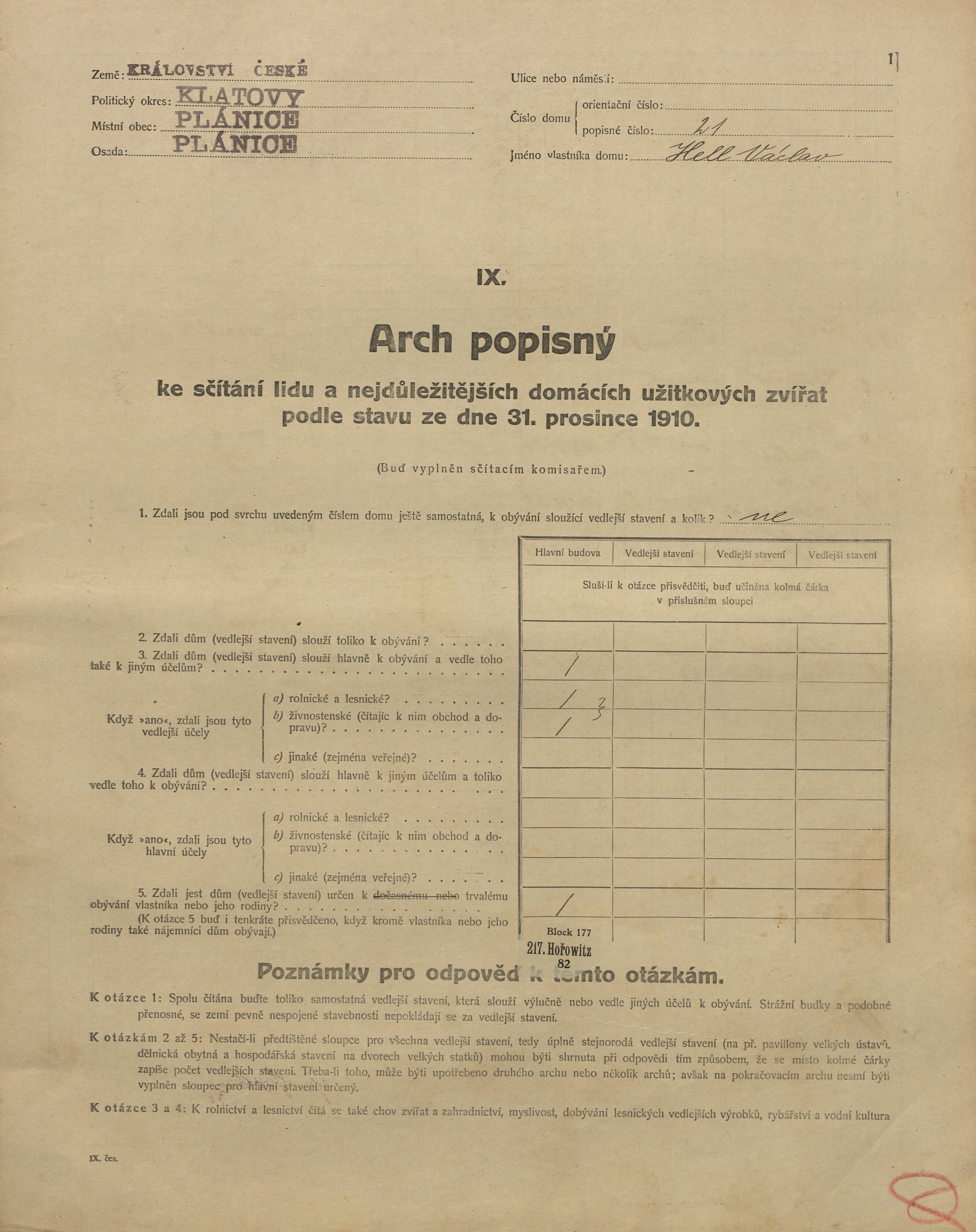 1. soap-kt_01159_census-1910-planice-cp021_0010