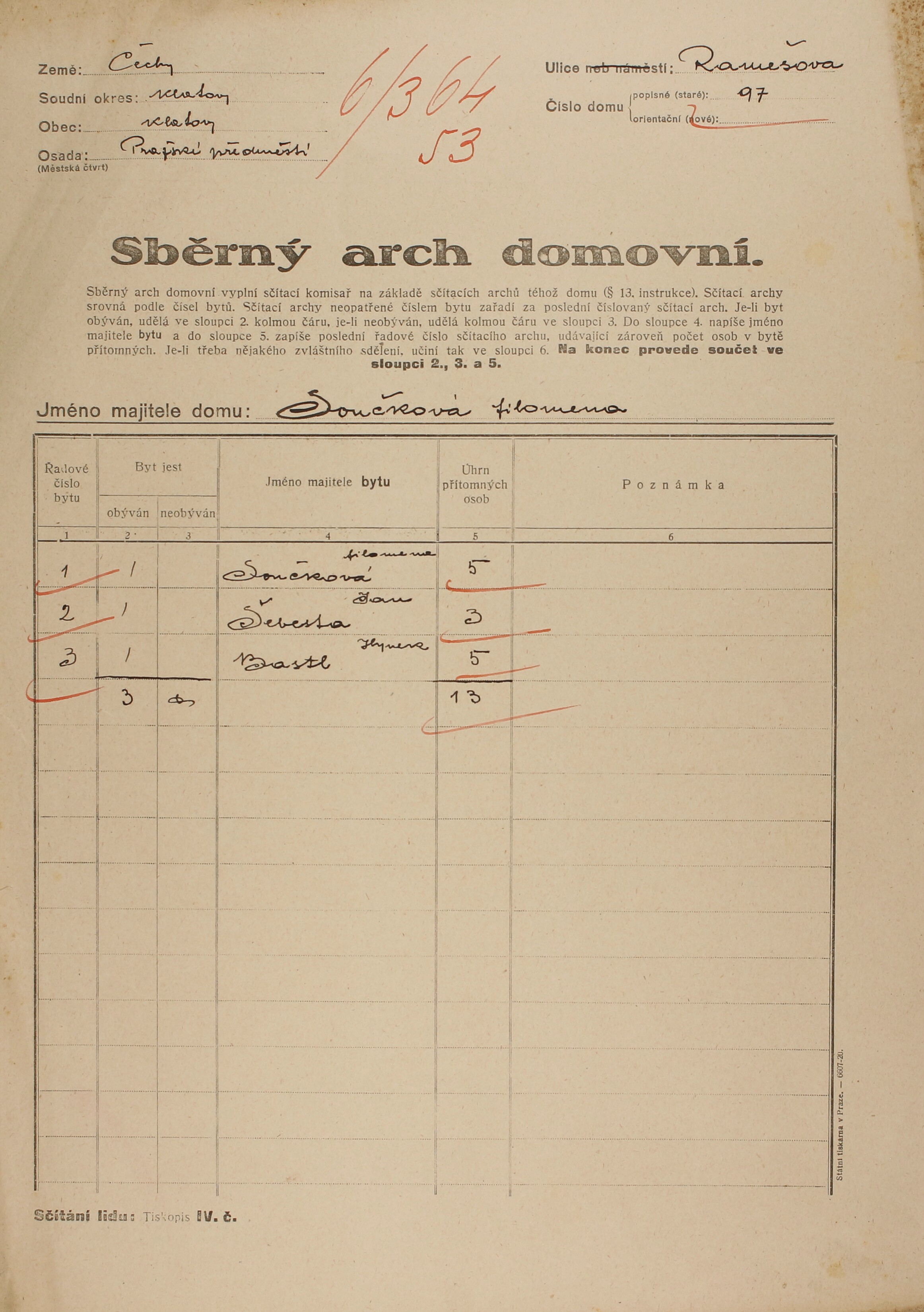 1. soap-kt_01159_census-1921-klatovy-prazske-predmesti-cp097_0010