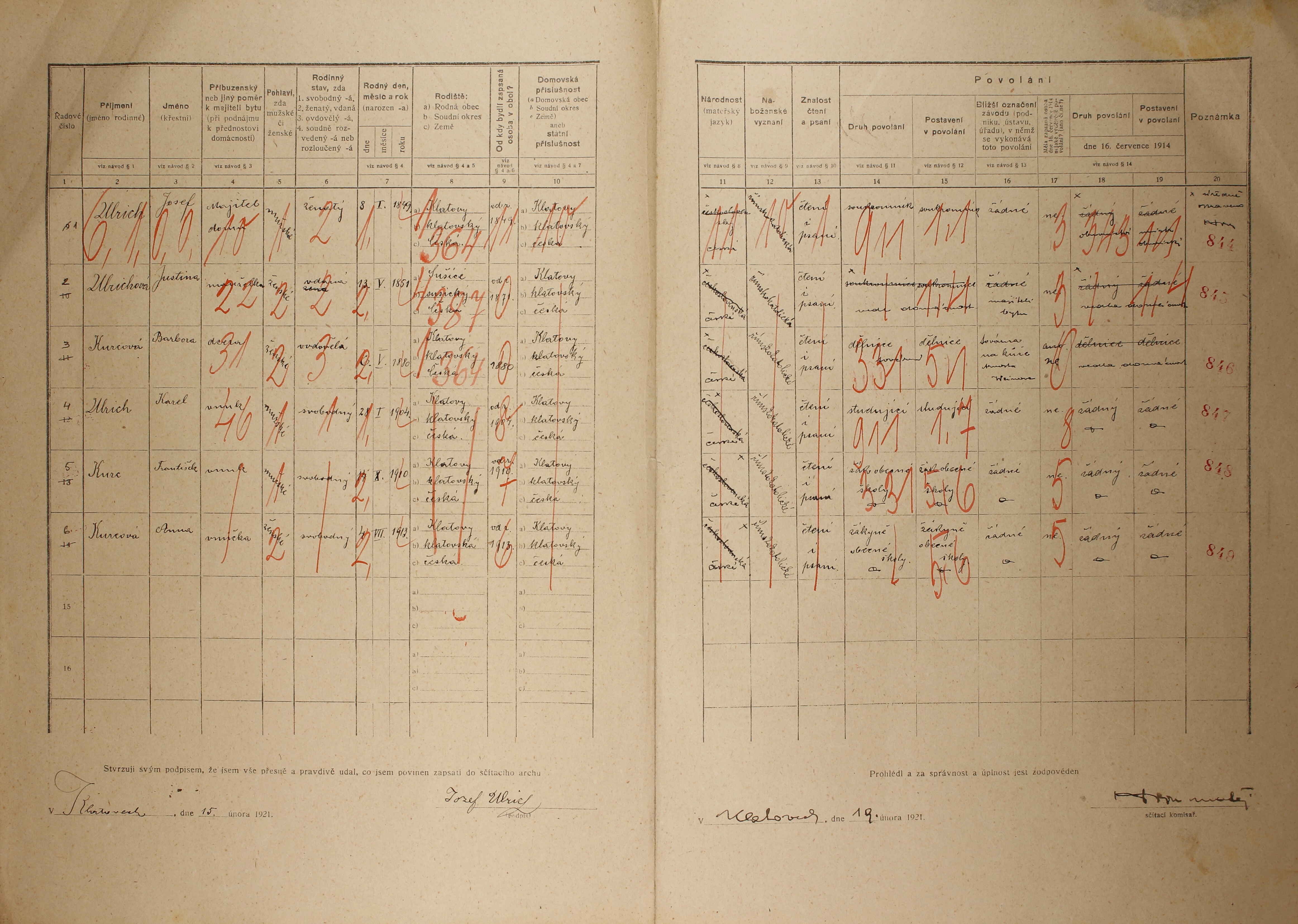 3. soap-kt_01159_census-1921-klatovy-prazske-predmesti-cp098_0030