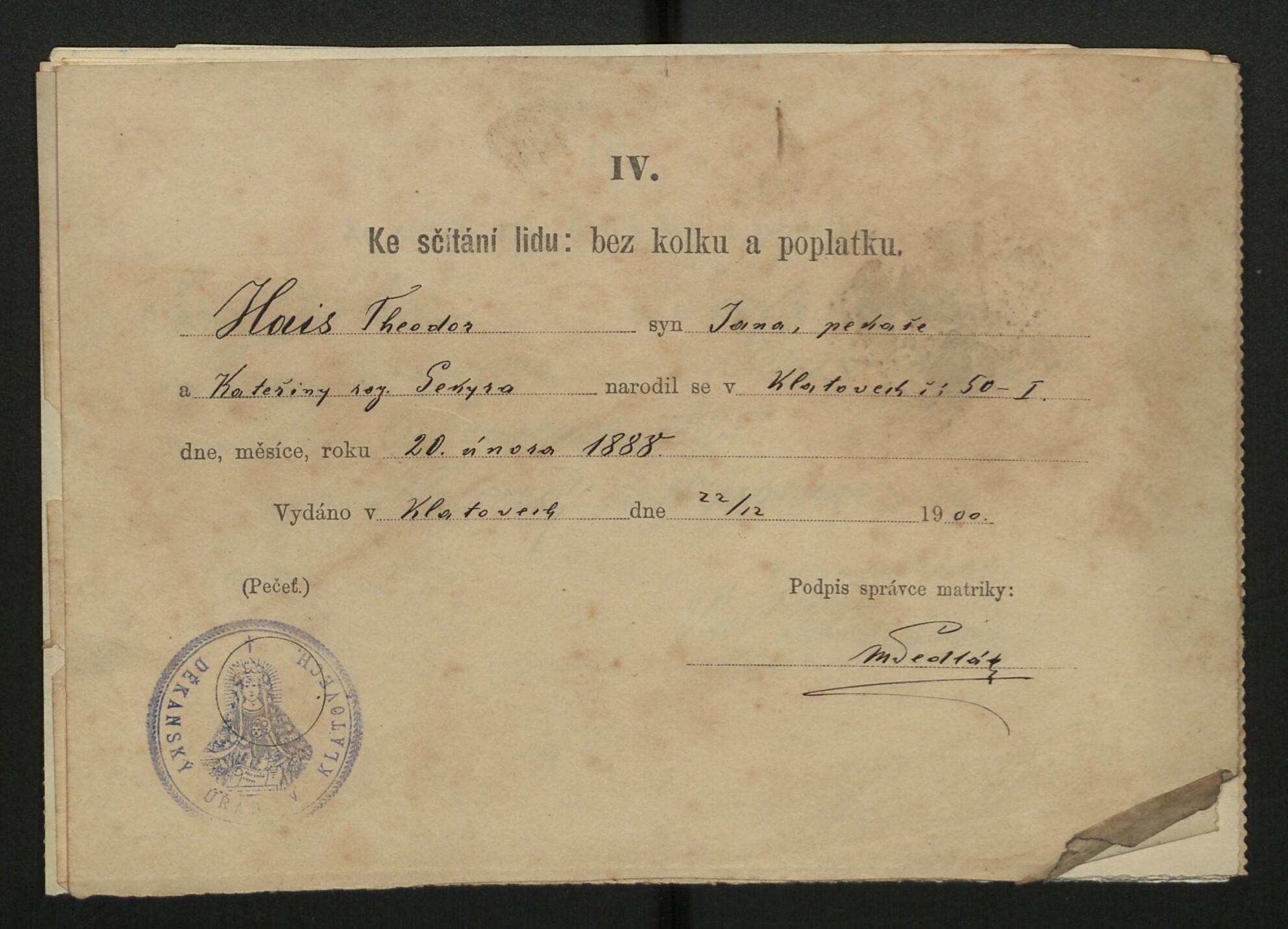 70. soap-kt_01159_census-sum-1900-klatovy-videnske-predmesti_0700