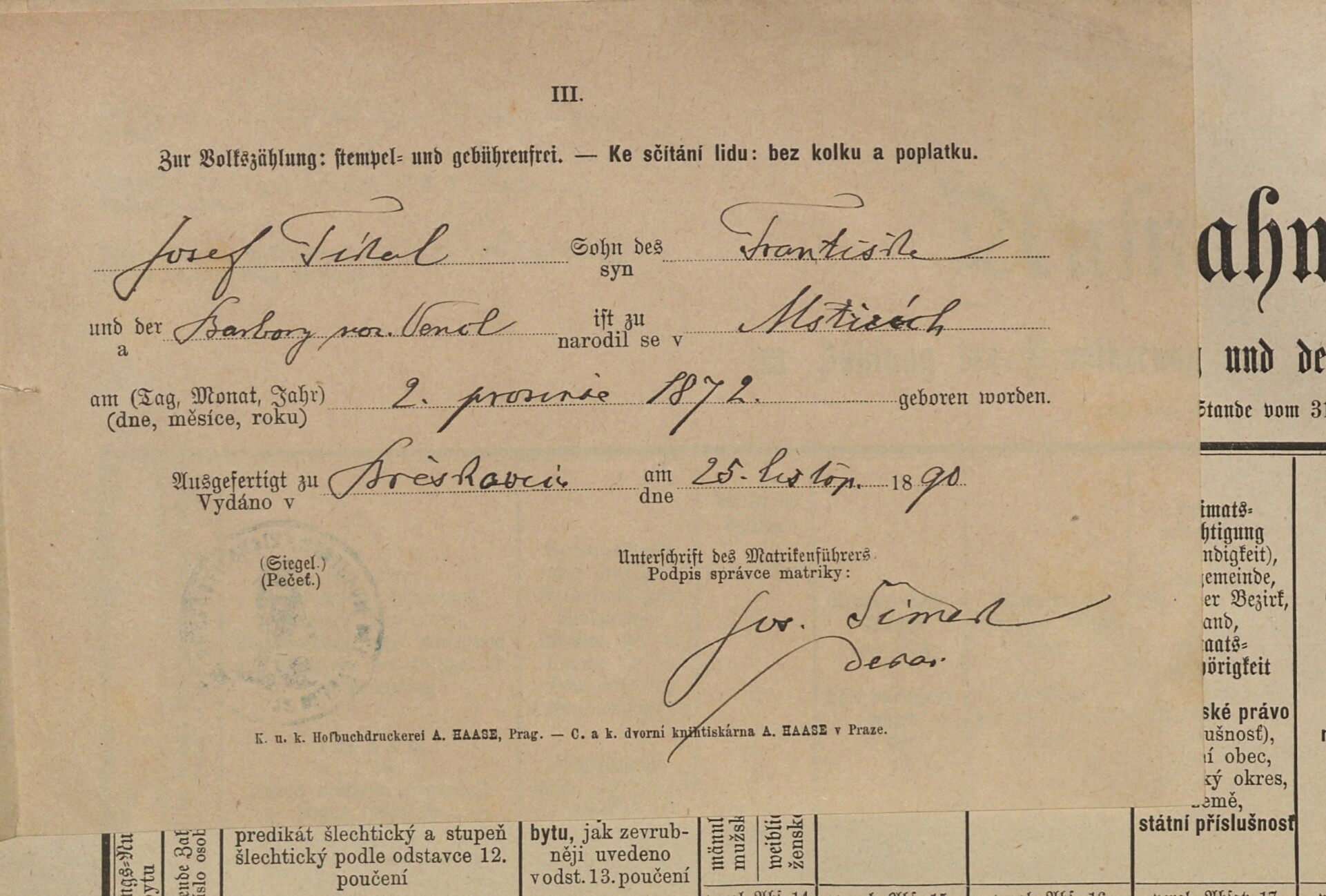 2. soap-pj_00302_census-1890-vreskovice-mstice-cp004_0020