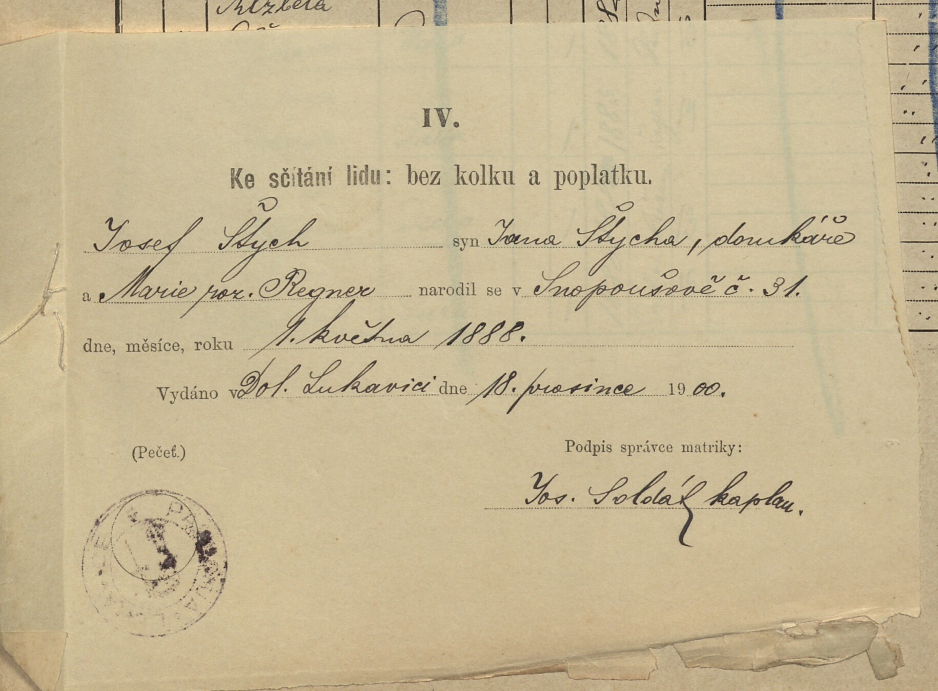 2. soap-pj_00302_census-1900-snopousovy-cp031_0020