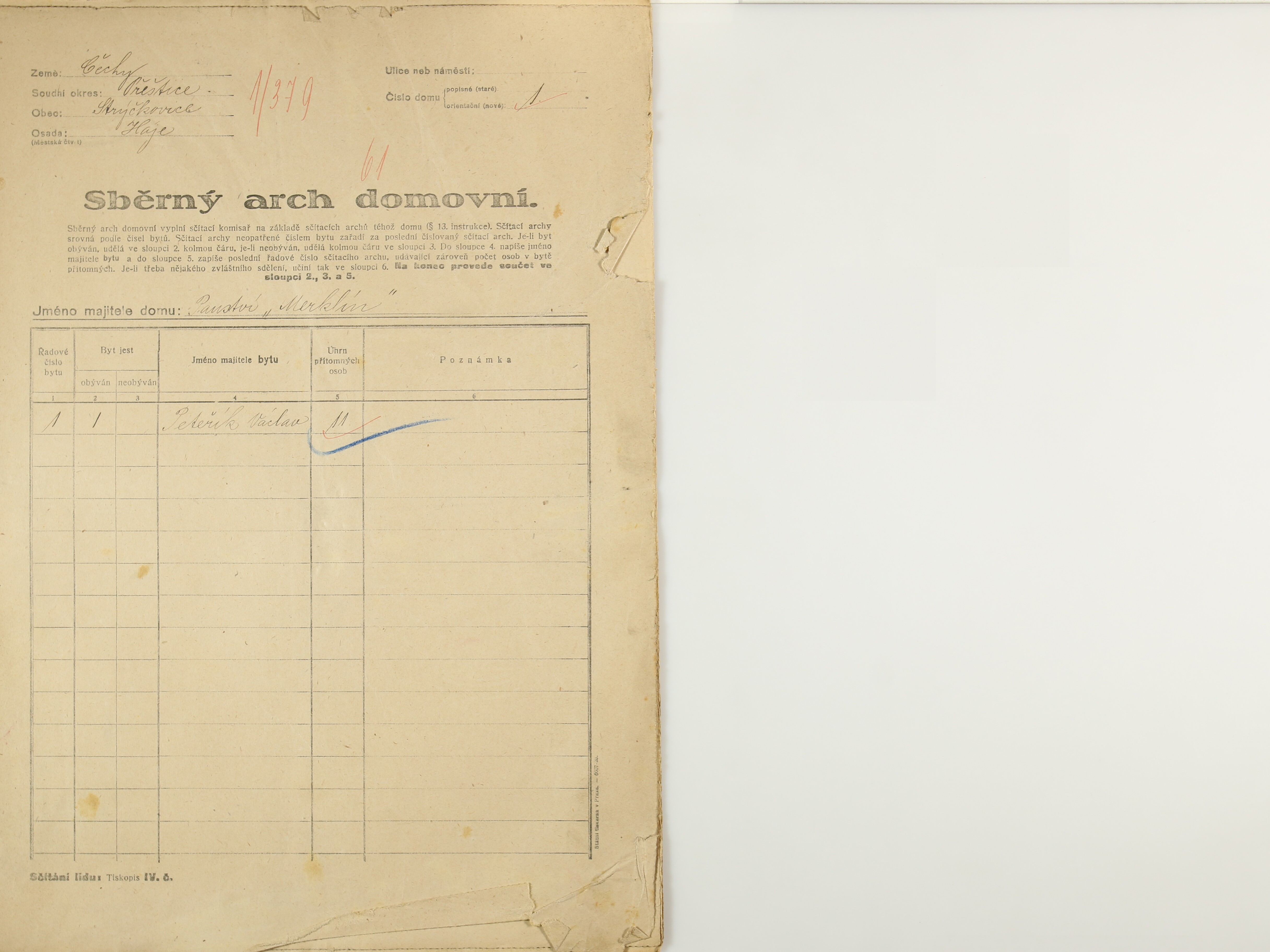 1. soap-pj_00302_census-1921-stryckovice-haje-cp001_0010