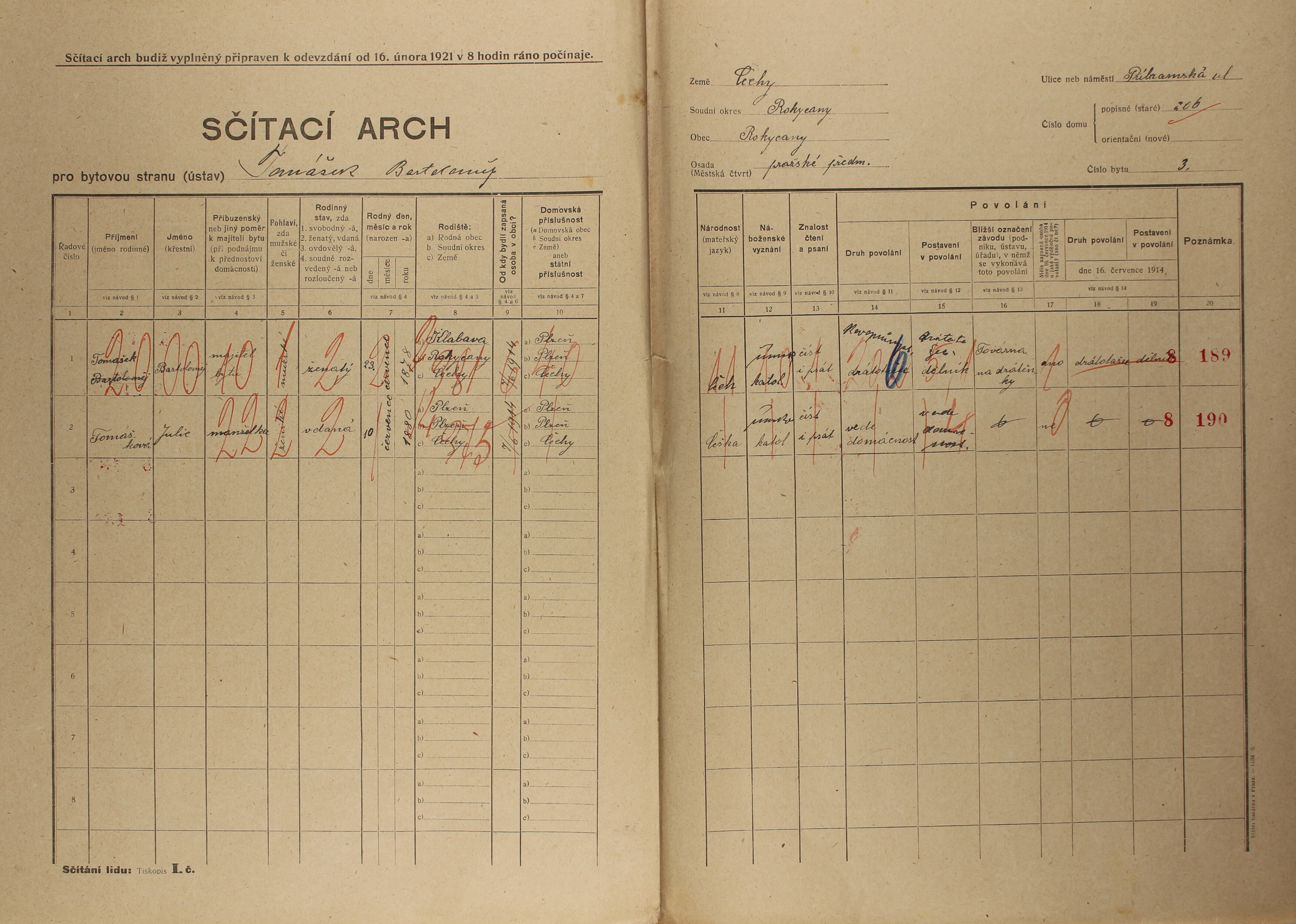 6. soap-ro_00002_census-1921-rokycany-prazske-predmesti-cp206_0060