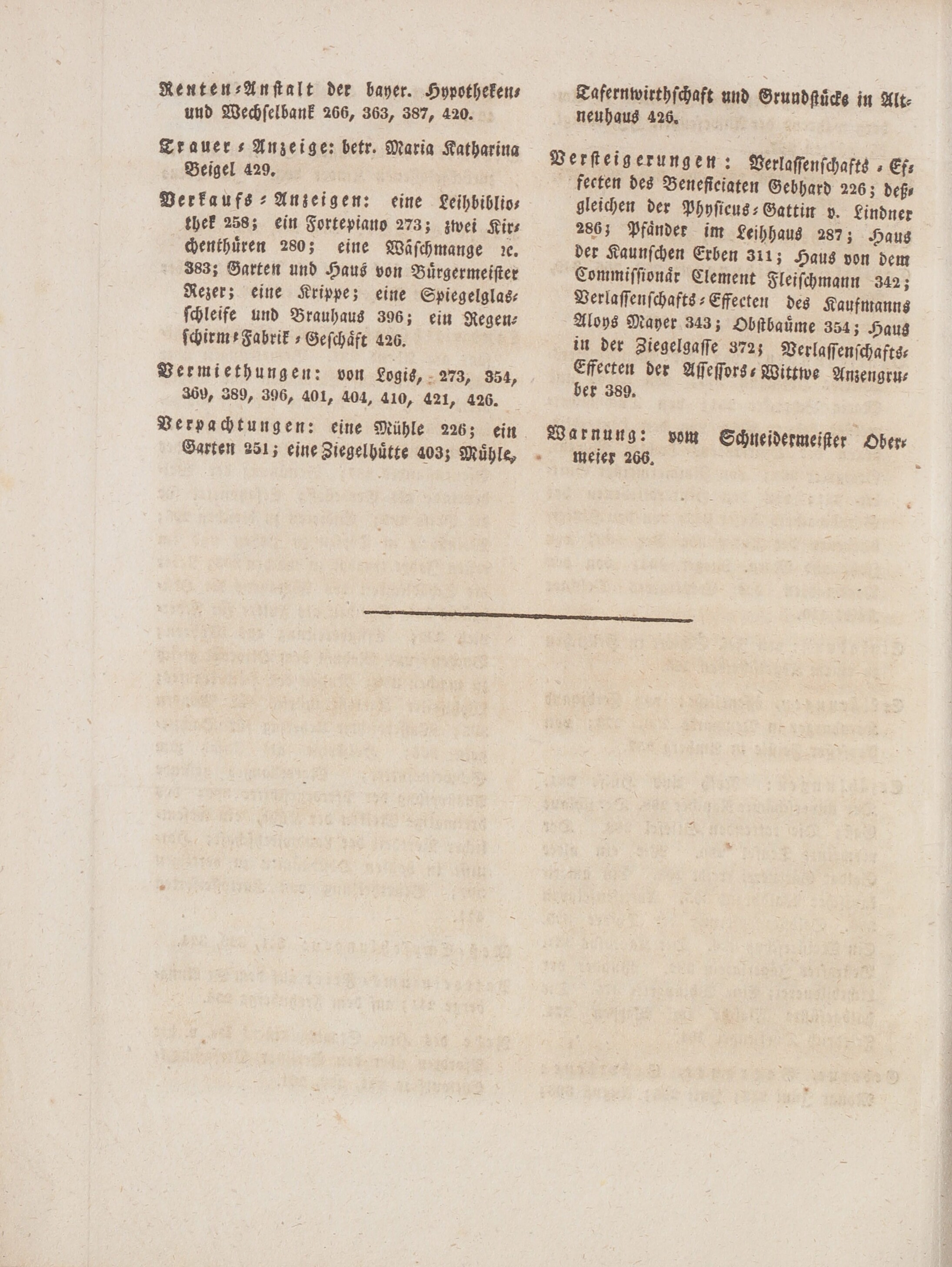 8. wochenblatt-amberg-1849-register_4450